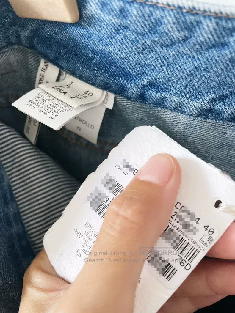 Brunello Cucinelli Brunello Cucinelli Washed and whitened blue mid-rise wide- Size 26" / US 2 / IT 38 - 7 Thumbnail