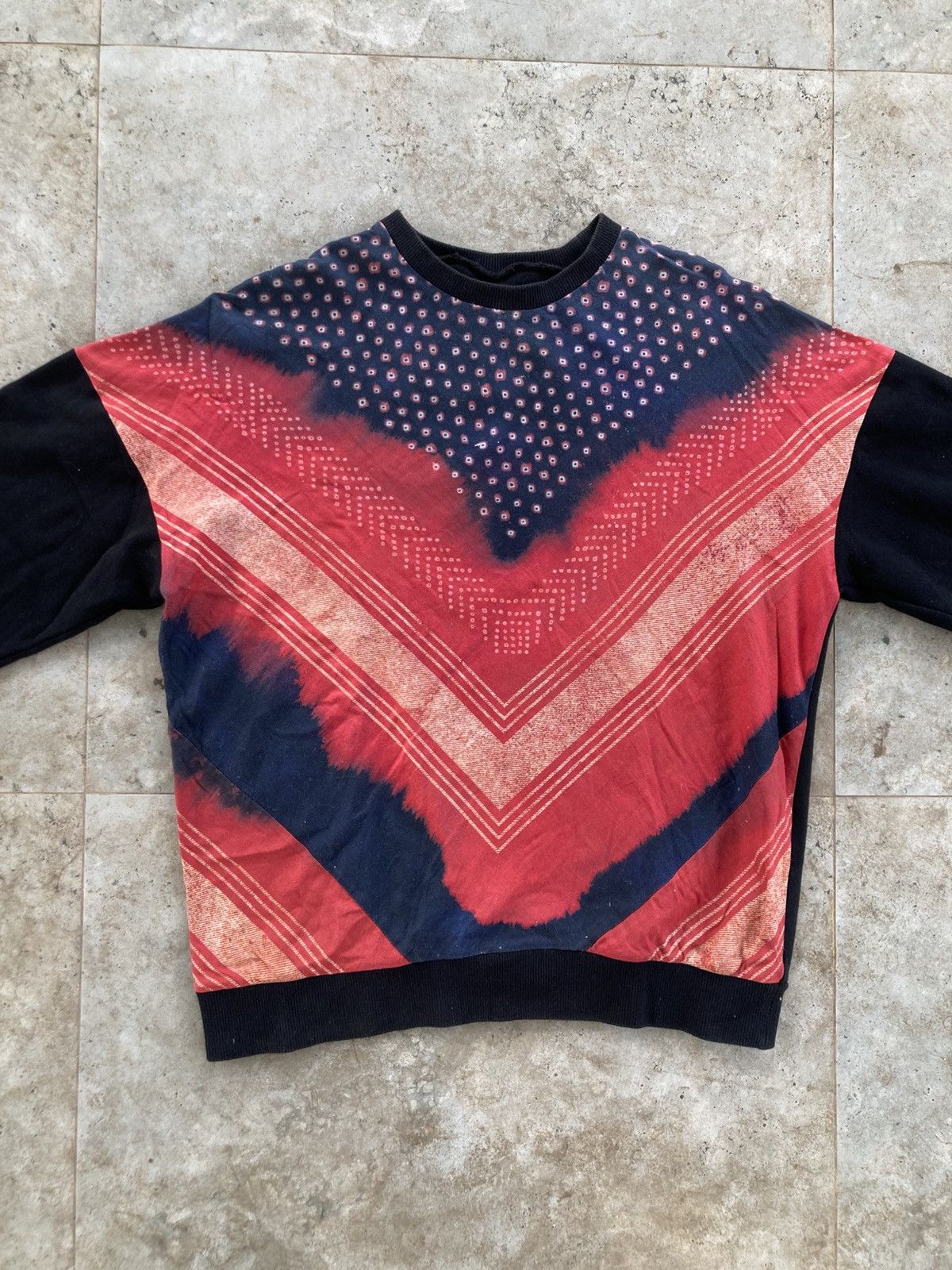 Yoshio Kubo SS18 Yoshiokubo Groundfloor Multi Pattern Sweatshirts Size US L / EU 52-54 / 3 - 7 Thumbnail
