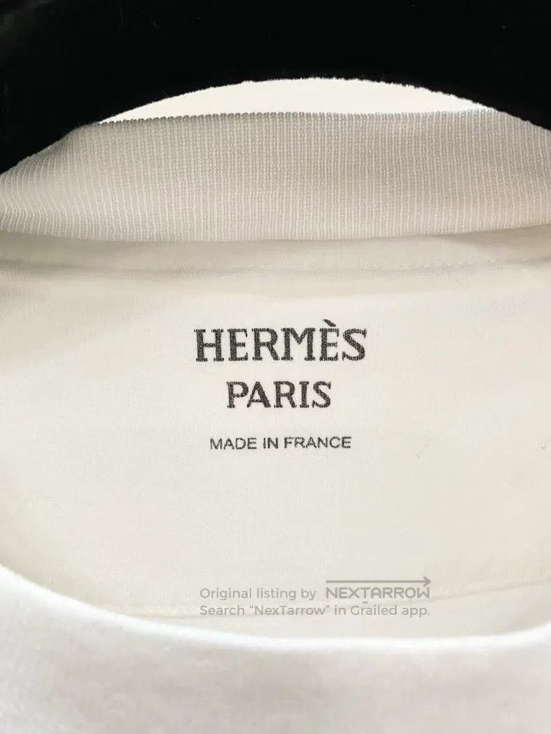 Hermes Hermes Round neck short-sleeve T-shirt Size XXS / US 00 / IT 34 - 3 Thumbnail