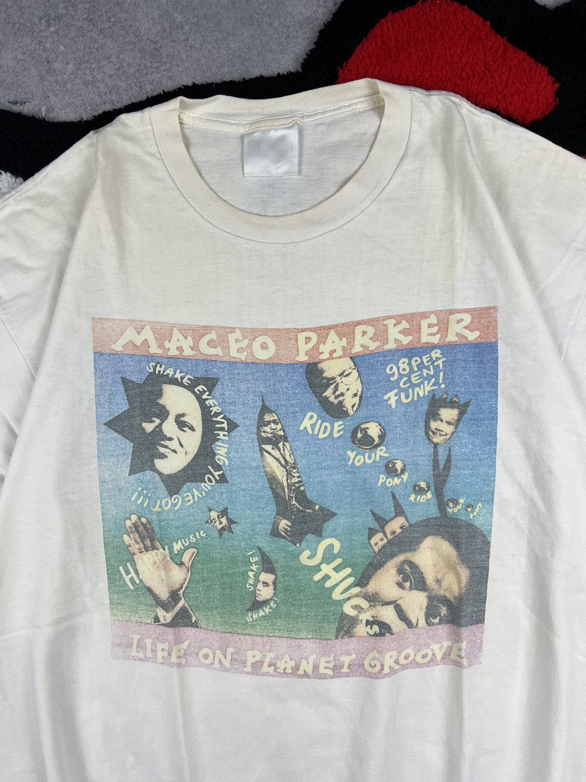 Band Tees Vintage Maceo Parker 90s Life On Planet Groove Y2K Tee Size US XL / EU 56 / 4 - 4 Thumbnail