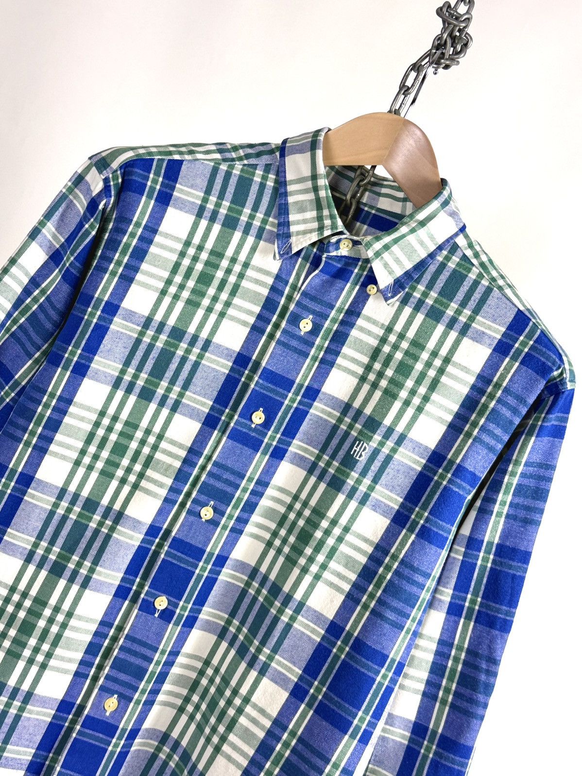Hugo Boss Vintage 90s Hugo Boss Check Flannel Shirt Size US XL / EU 56 / 4 - 10 Thumbnail