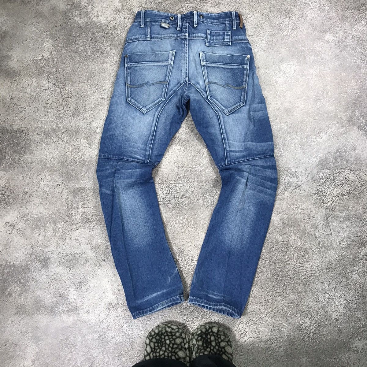 Vintage Vintage 90s Baggy Distressed Jeans Grunge Skate Thrashed 29 Size US 29 - 4 Thumbnail