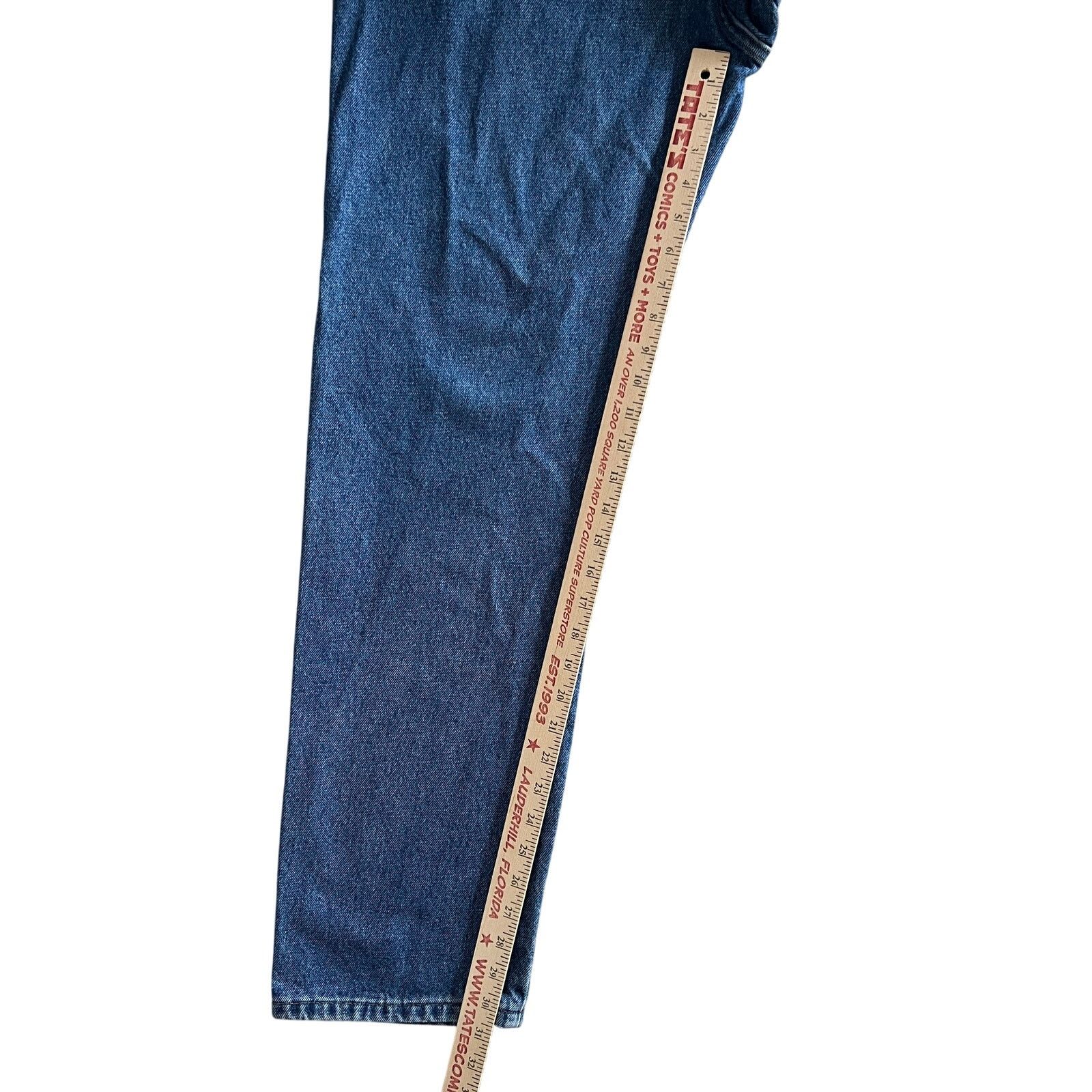 Rustler Rustler Classic Straight Leg Jeans Blue Denim Men 36x32 Size US 36 / EU 52 - 8 Thumbnail