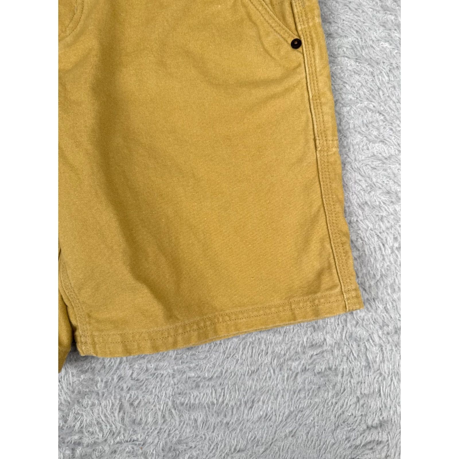 Patagonia Patagonia Shorts Women 6 Yellow Khaki All Seasons Hemp Canvas 8" Hike Camp 29x8 Cargo Regular Women's Beige 8" Inseam 29" Size 28" / US 6 / IT 42 - 2 Thumbnail