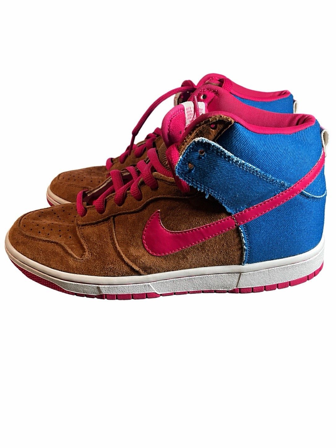 Nike SB Nike SB Dunk High Todd Bratrud Brown Pink SZ 10 Size US 10 / EU 43 - 1 Thumbnail