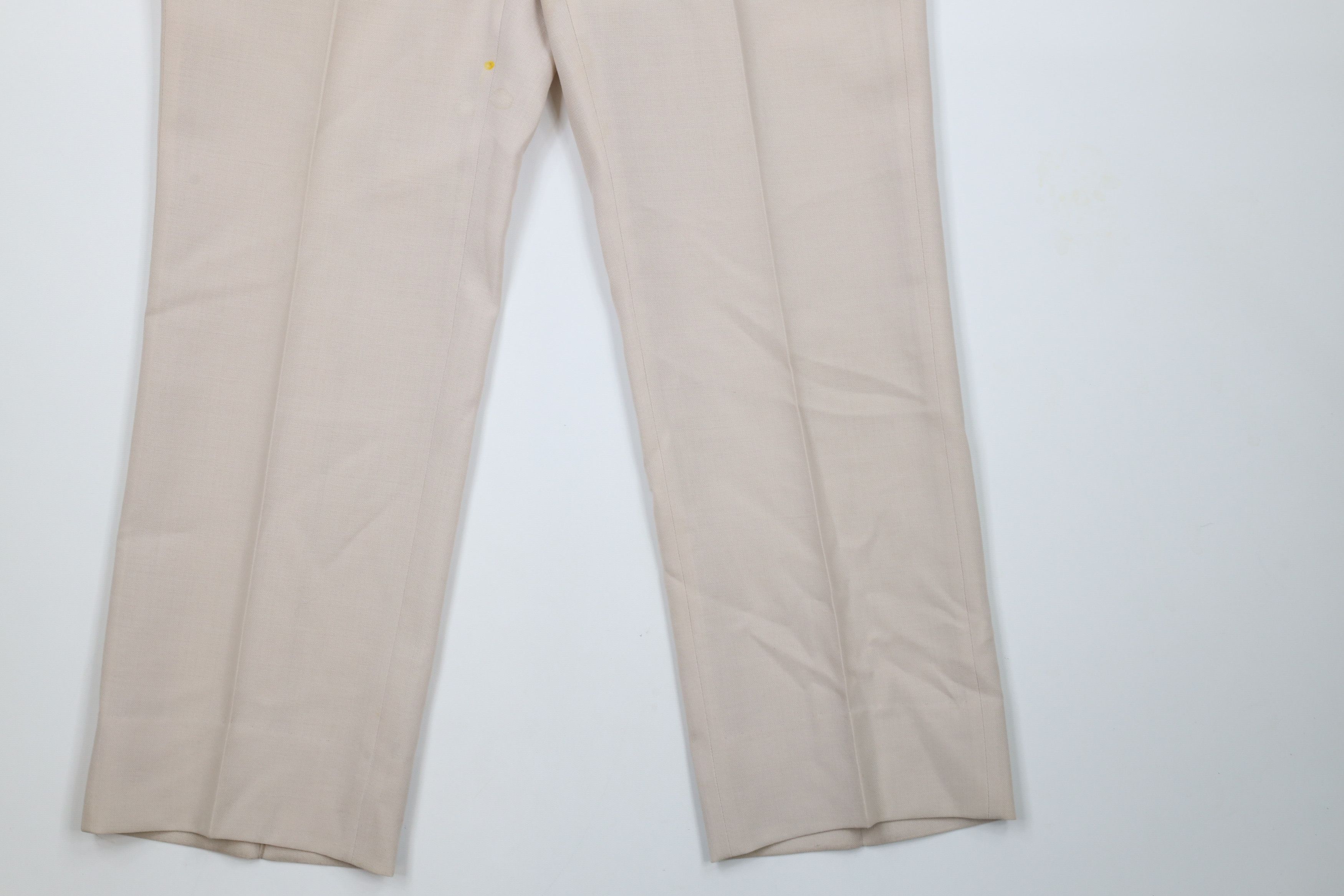 Vintage Vintage 70s Streetwear Linen Blend Bell Bottoms Pants USA Size US 38 / EU 54 - 4 Thumbnail
