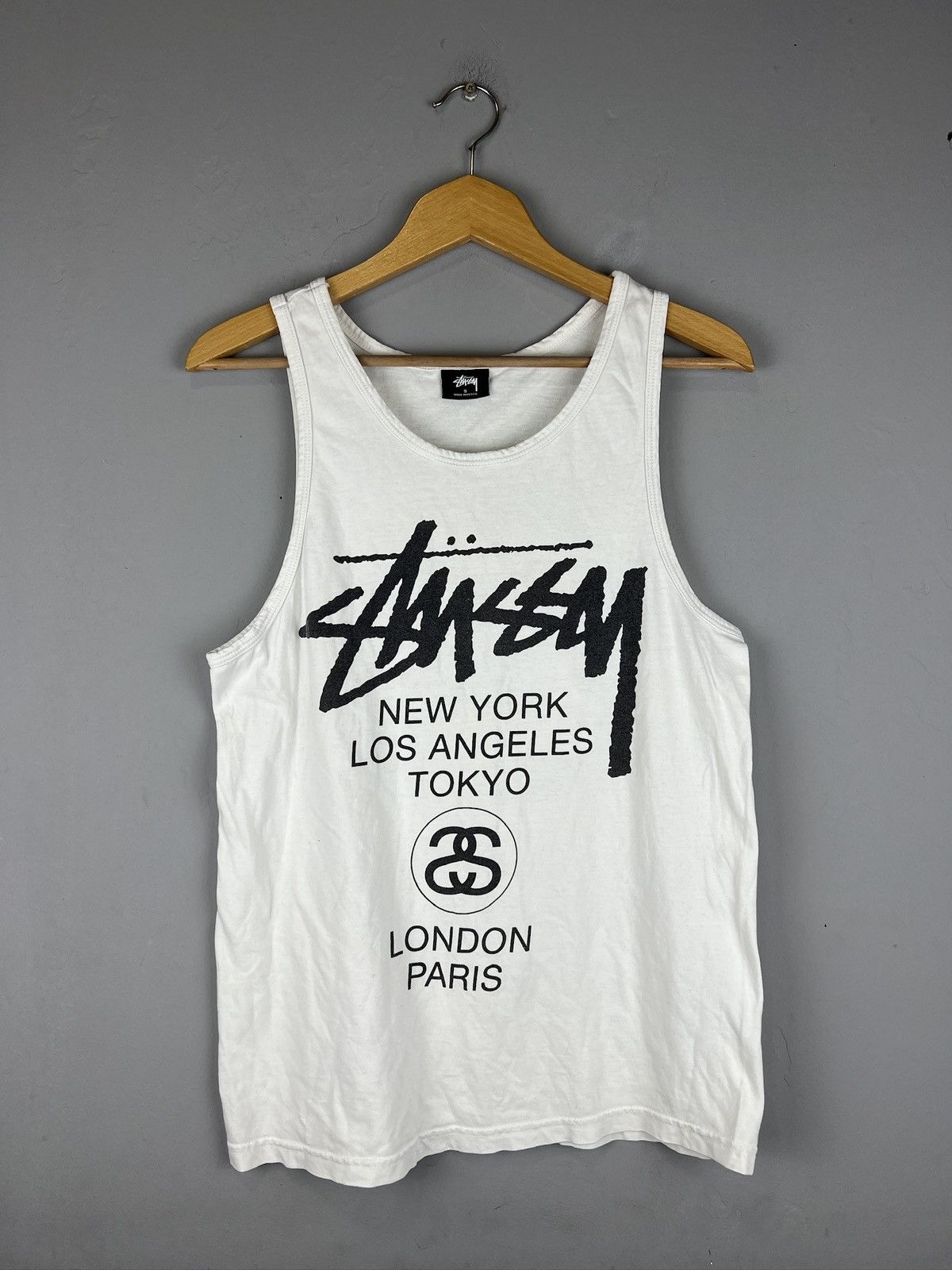 Stussy × Vintage Vintage Stussy international sleeveless y2k Size US S / EU 44-46 / 1 - 1 Thumbnail