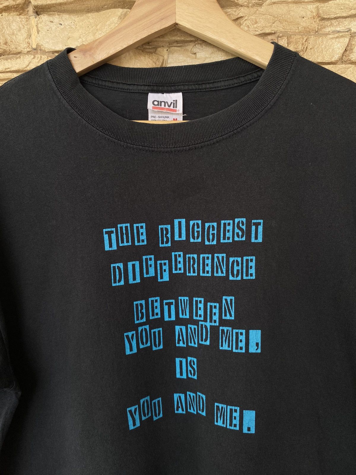 Vintage Rare Vintage Y2K Offensive Funny Wording Tshirt Size US M / EU 48-50 / 2 - 2 Thumbnail