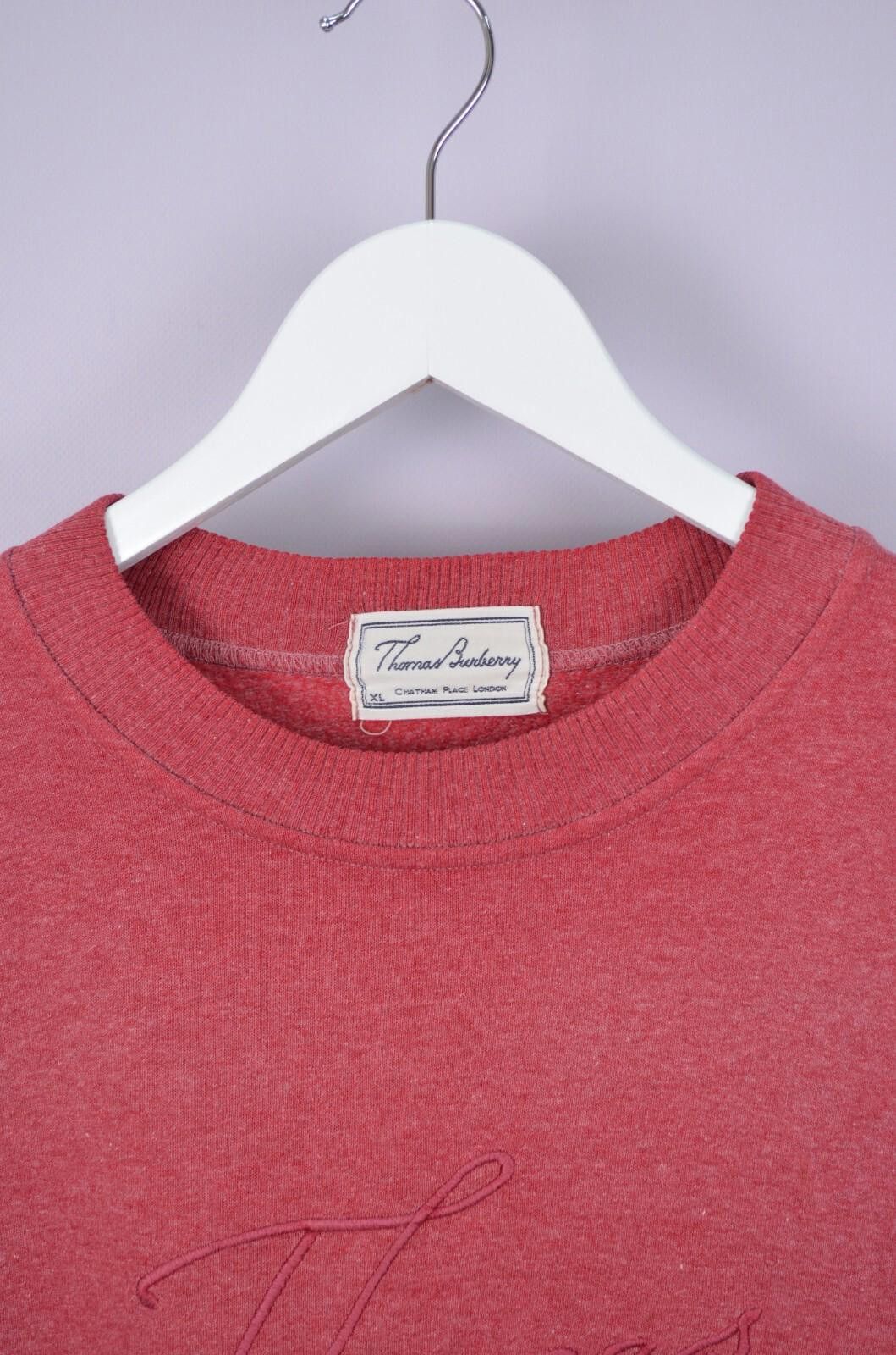 Burberry Thomas Burberry Embroided Logo Crewneck Sweatshirt Sz XL 90s Size US XL / EU 56 / 4 - 6 Thumbnail