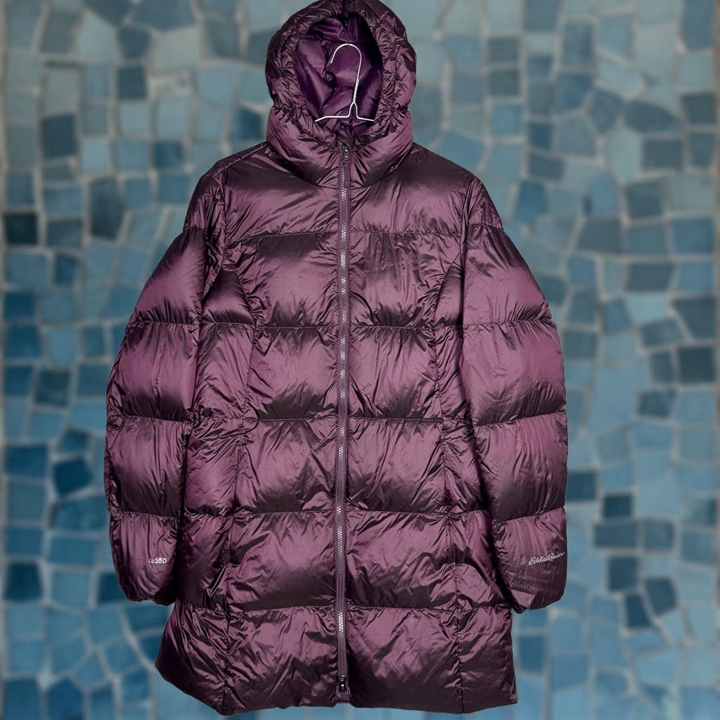 Eddie Bauer Eddie Bauer Luna Peak Down Parka Womens L Jacket Quilted Puffer EB550 Purple Size L / US 10 / IT 46 - 1 Thumbnail