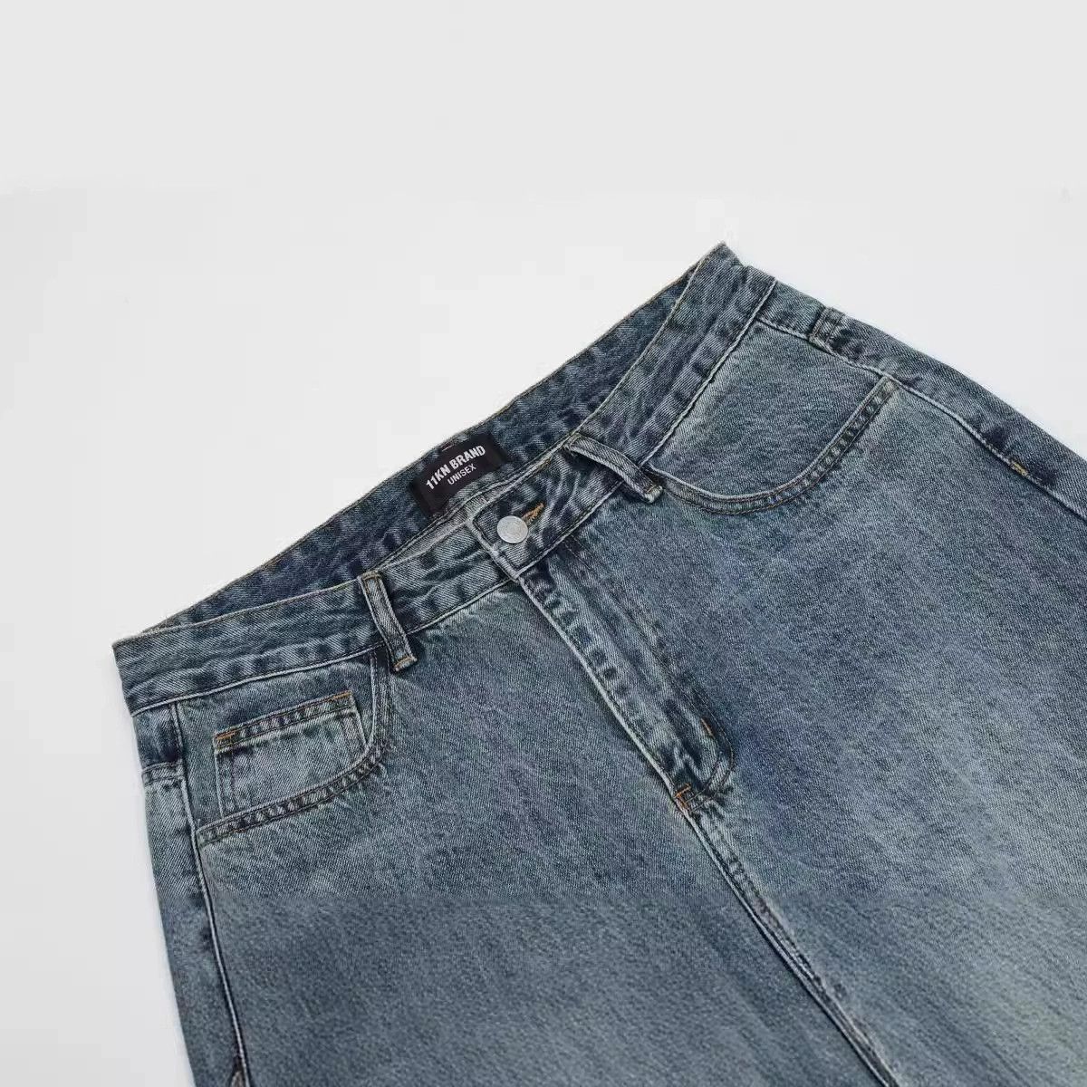 Japanese Brand × Jean American men's loose straight wide-leg casual jeans Size US 32 / EU 48 - 3 Thumbnail