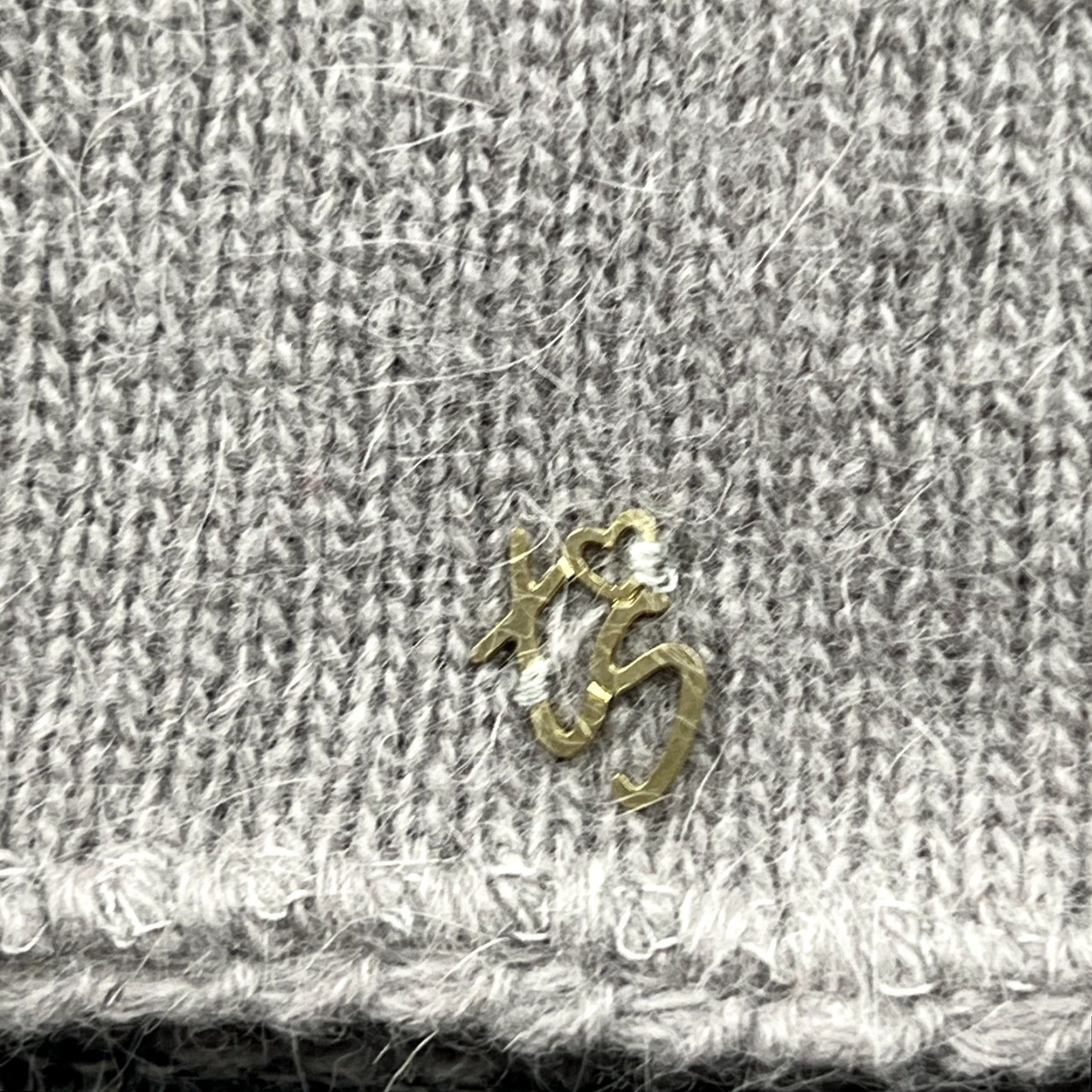 TWINSET Simona Barbieri Twin Set Womens Beanie One Size Wool Angora Gray Fleece Beanie Size ONE SIZE - 4 Thumbnail