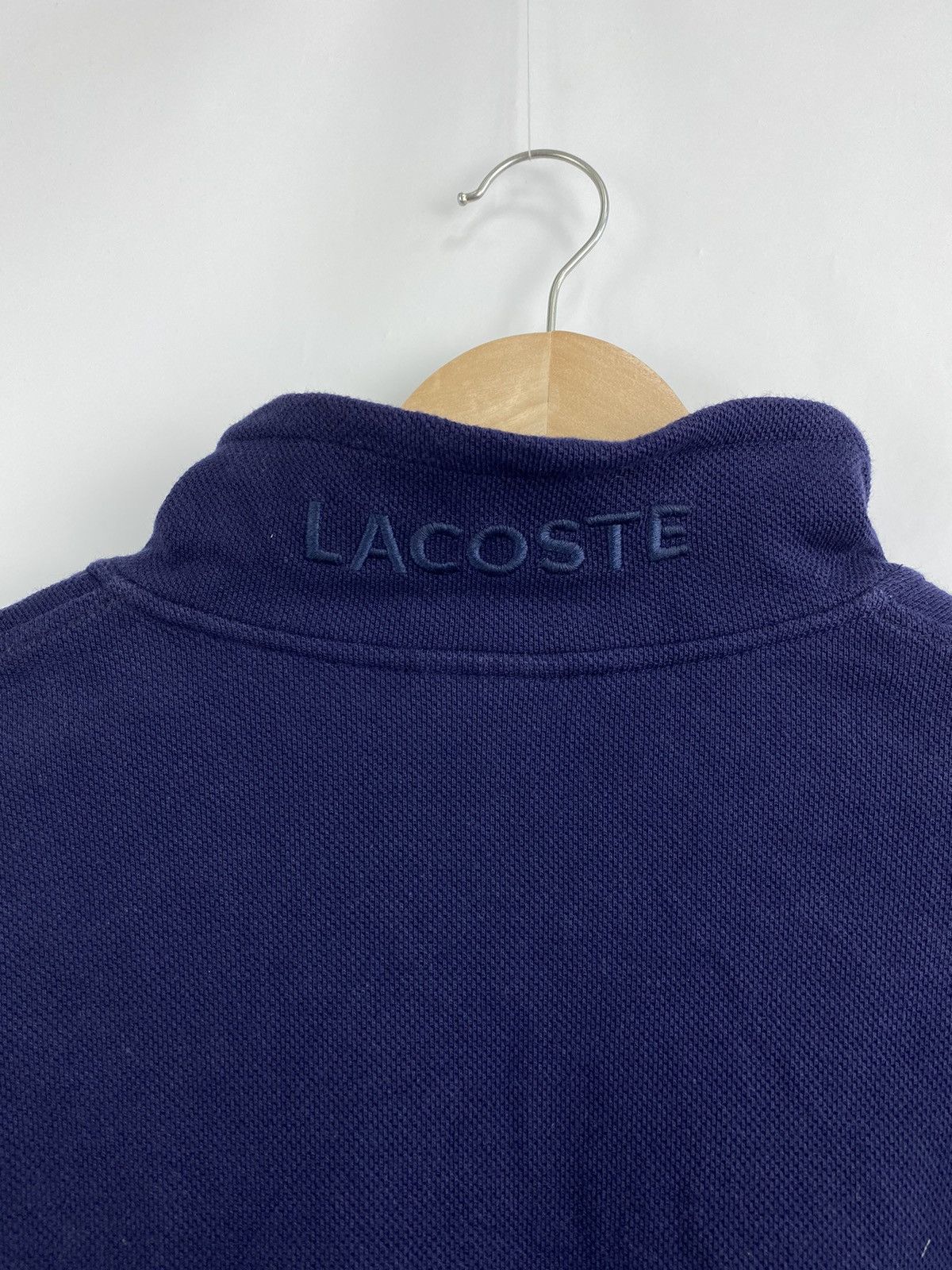 Lacoste 🇺🇸 Vintage 90s Lacoste 1/4 Zip Hoodie college style hype Size US M / EU 48-50 / 2 - 8 Thumbnail
