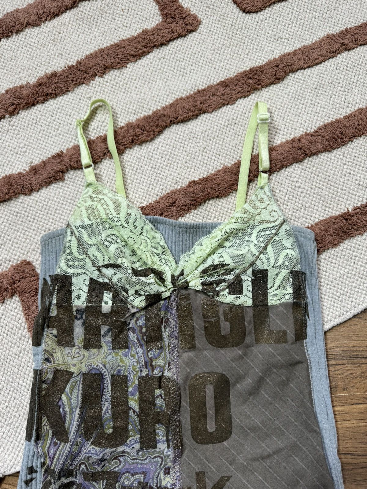 Vintage VINTAGE GALLIANO STYLE MESH TANK TOP Size S / US 4 / IT 40 - 3 Thumbnail