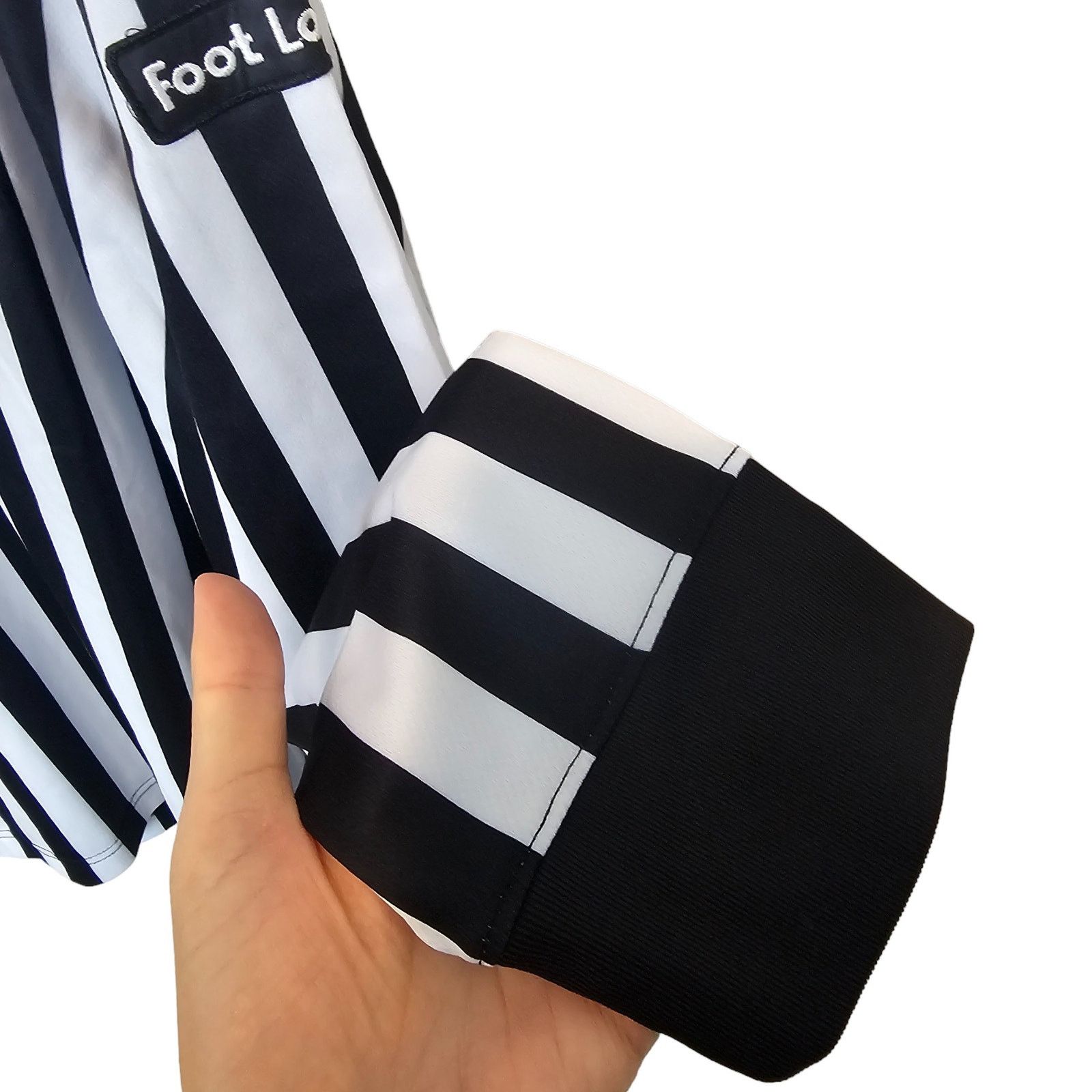 Foot Locker Foot Locker Mens Striped Referee Polo Shirt Sz XL Sporty Size US XL / EU 56 / 4 - 5 Thumbnail