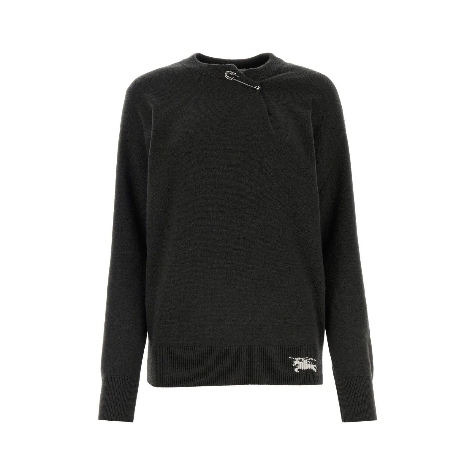 BURBERRY Anthracite Cashmere Sweater New & Authentic (Women'