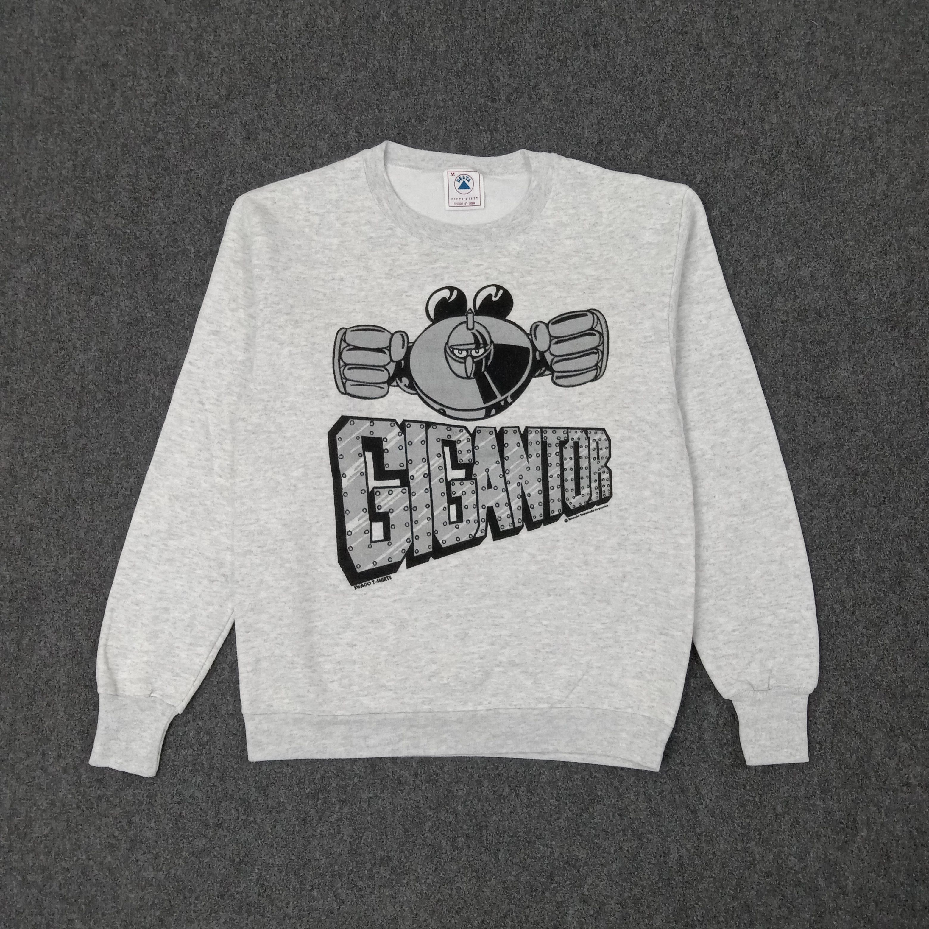 Delta 90's GIGANTOR Japanese Animated Series Sweatshirts C247N19 Size US S / EU 44-46 / 1 - 1 Thumbnail