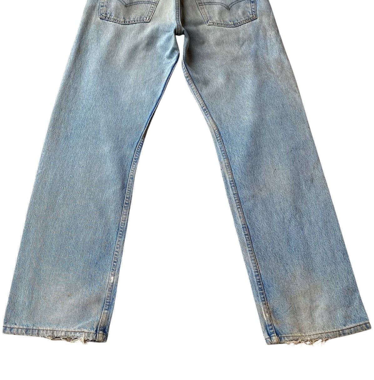 Levi's Vintage Clothing VINTAGE 00S LEVIS 501 DISTRESSED DENIM W32X29"(J09-03) Size US 32 / EU 48 - 4 Thumbnail
