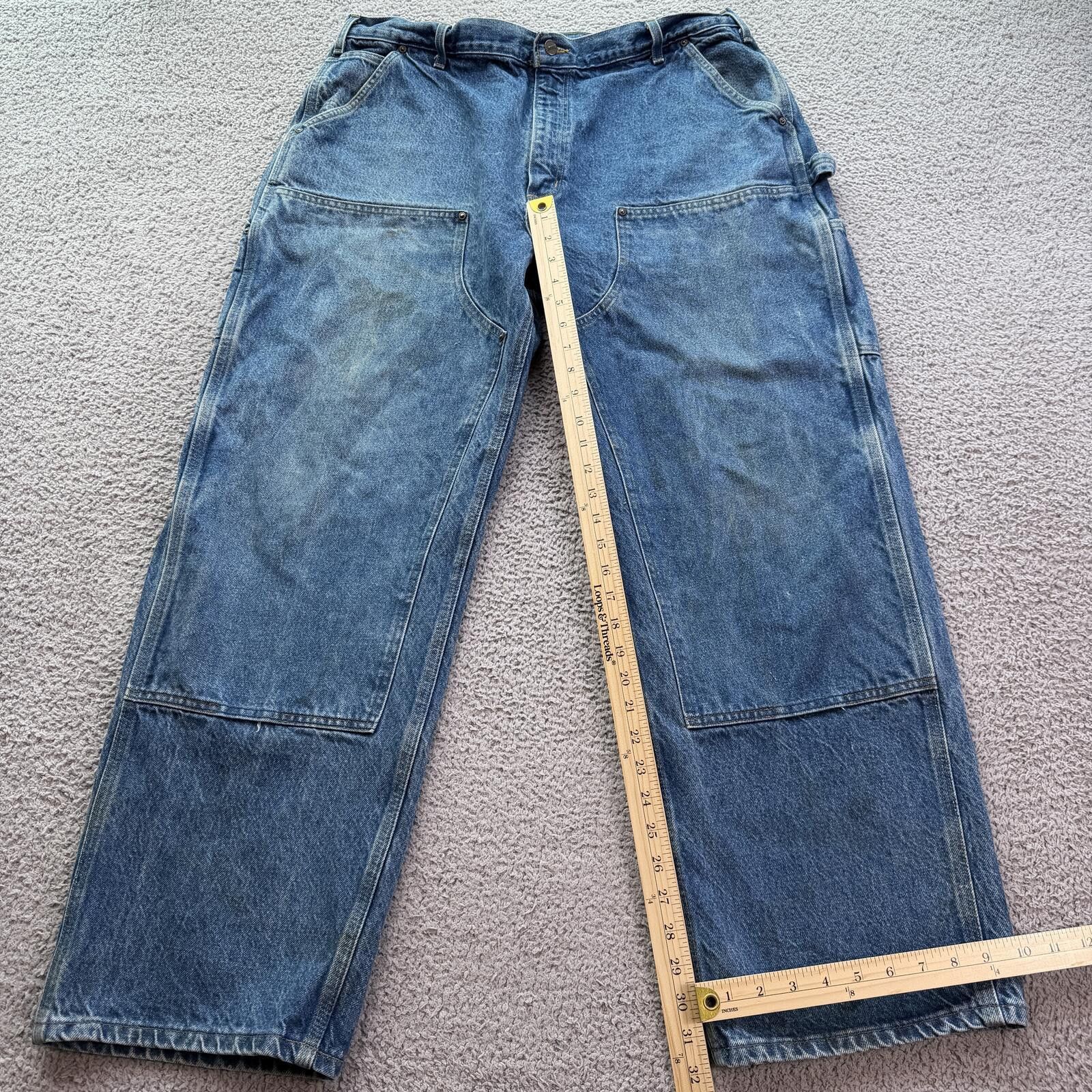 Carhartt Vintage Carhartt Double Knee Jeans Made In USA Union 40x30 Size US 40 / EU 56 - 5 Thumbnail