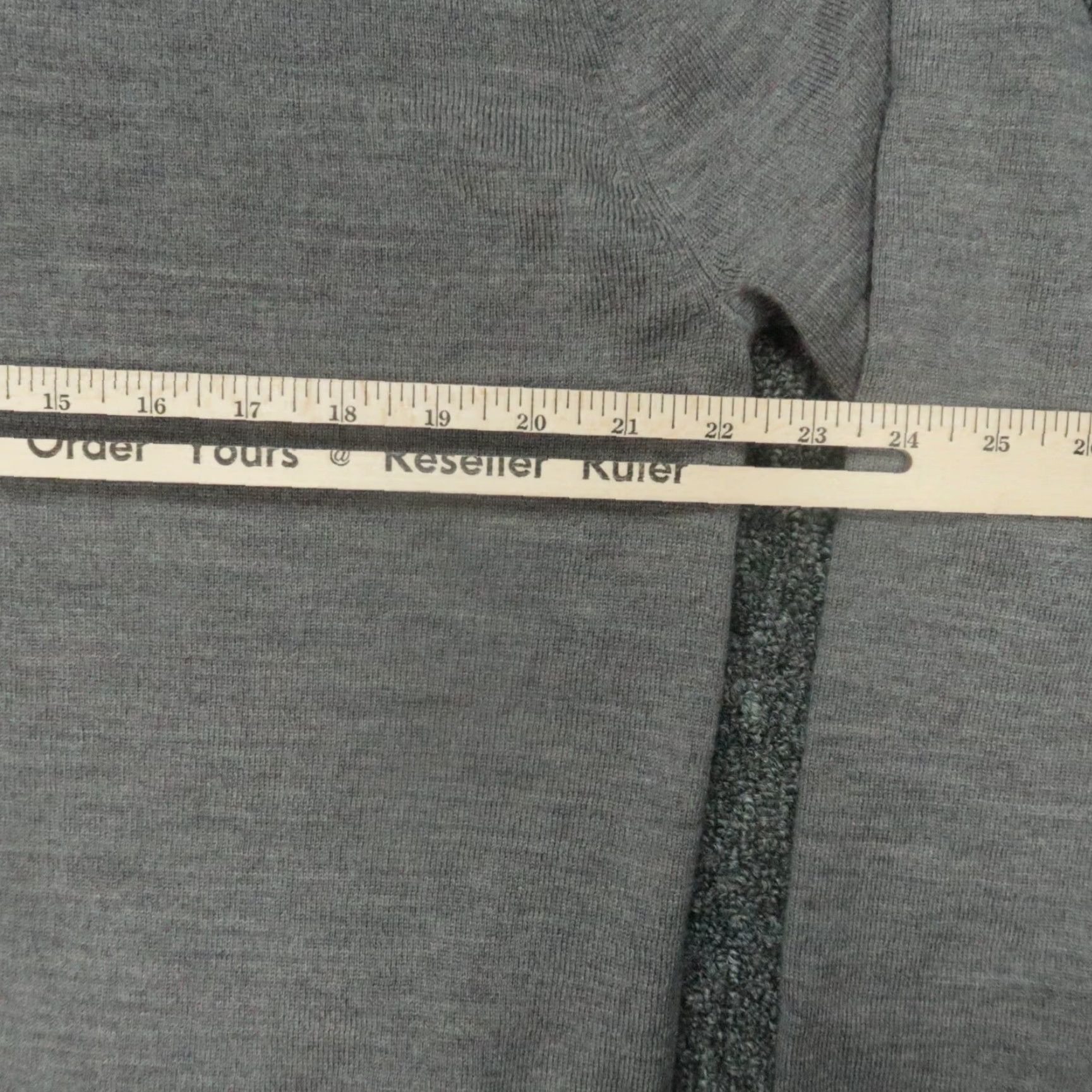 Orvis Orvis Mens Large Gray Merino Wool Full Zip V Neck Cardigan Pockets Sweater Size US L / EU 52-54 / 3 - 6 Thumbnail