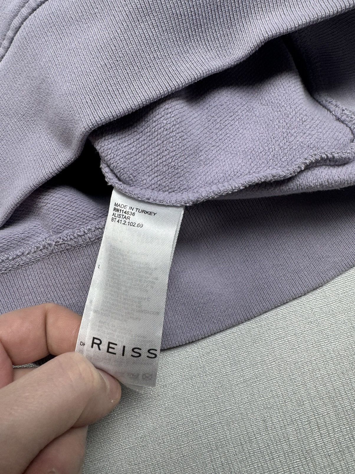Reiss Men’s REISS Oversized Sweatshirt size XXL Size US XXL / EU 58 / 5 - 4 Thumbnail