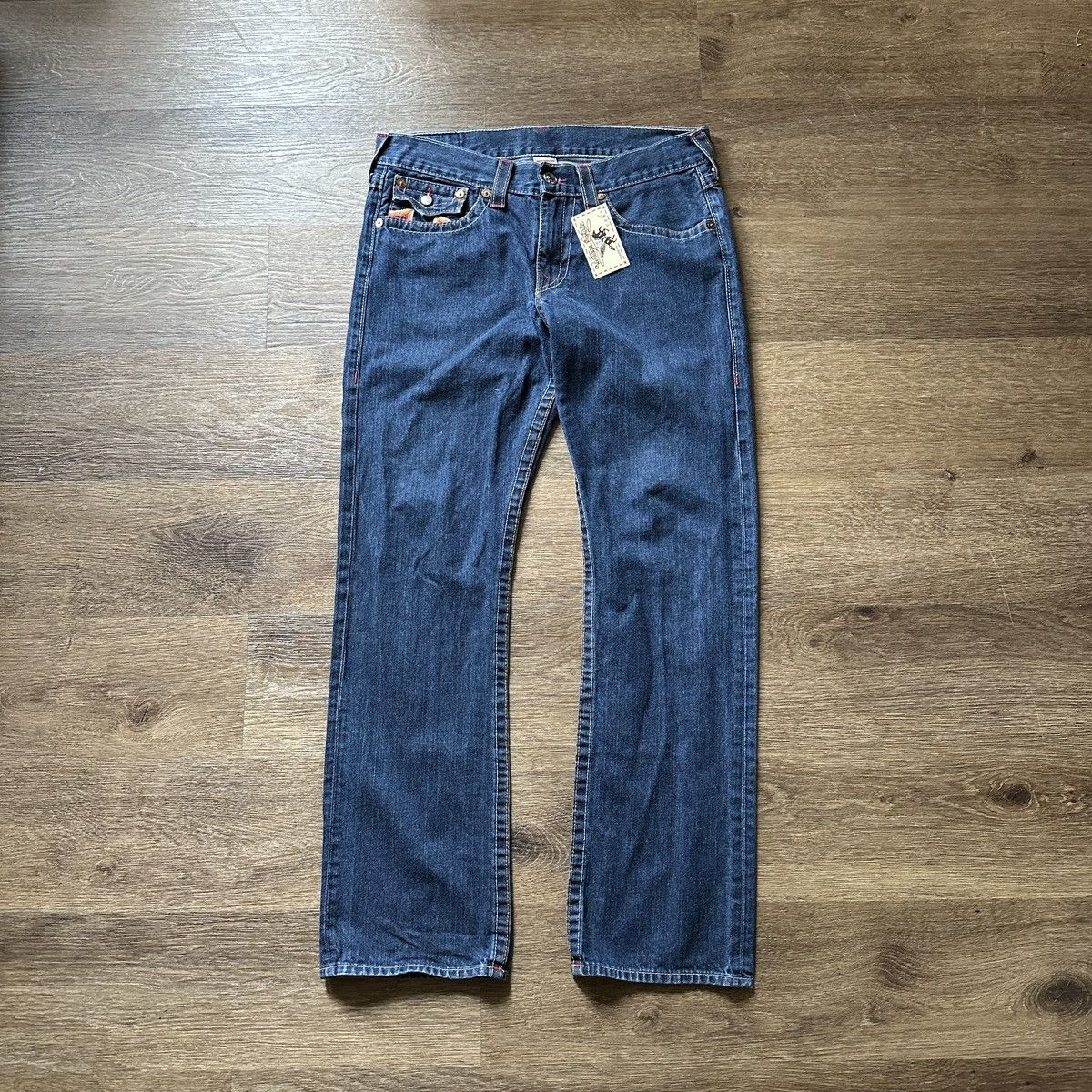 True Religion True Religion Denim Jeans - Rainbow Back Size US 34 / EU 50 - 3 Thumbnail