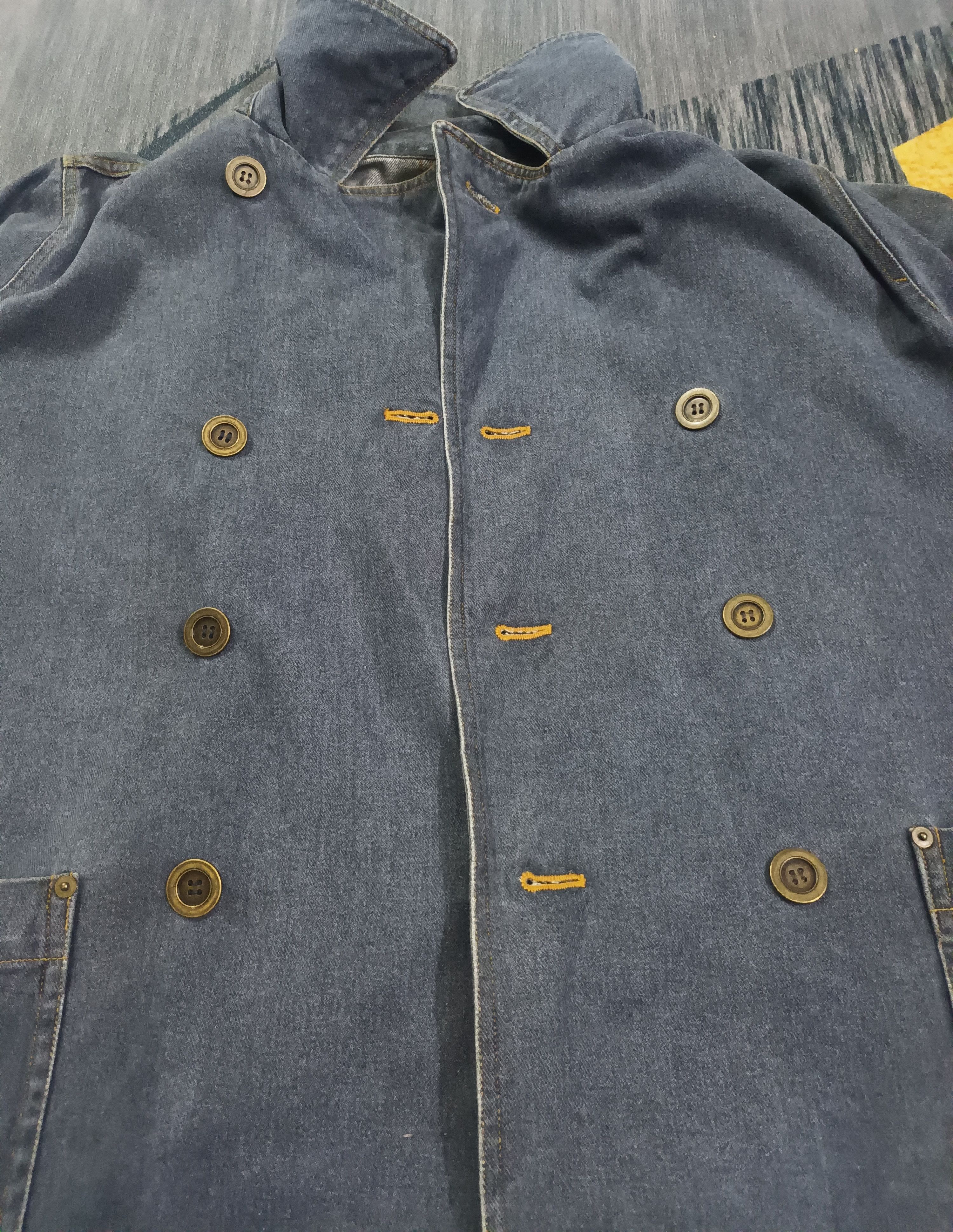 Issey Miyake 🔥 ISSEY MIYAKE PLANTATION DENIM JACKET🔥 Size US XL / EU 56 / 4 - 8 Thumbnail