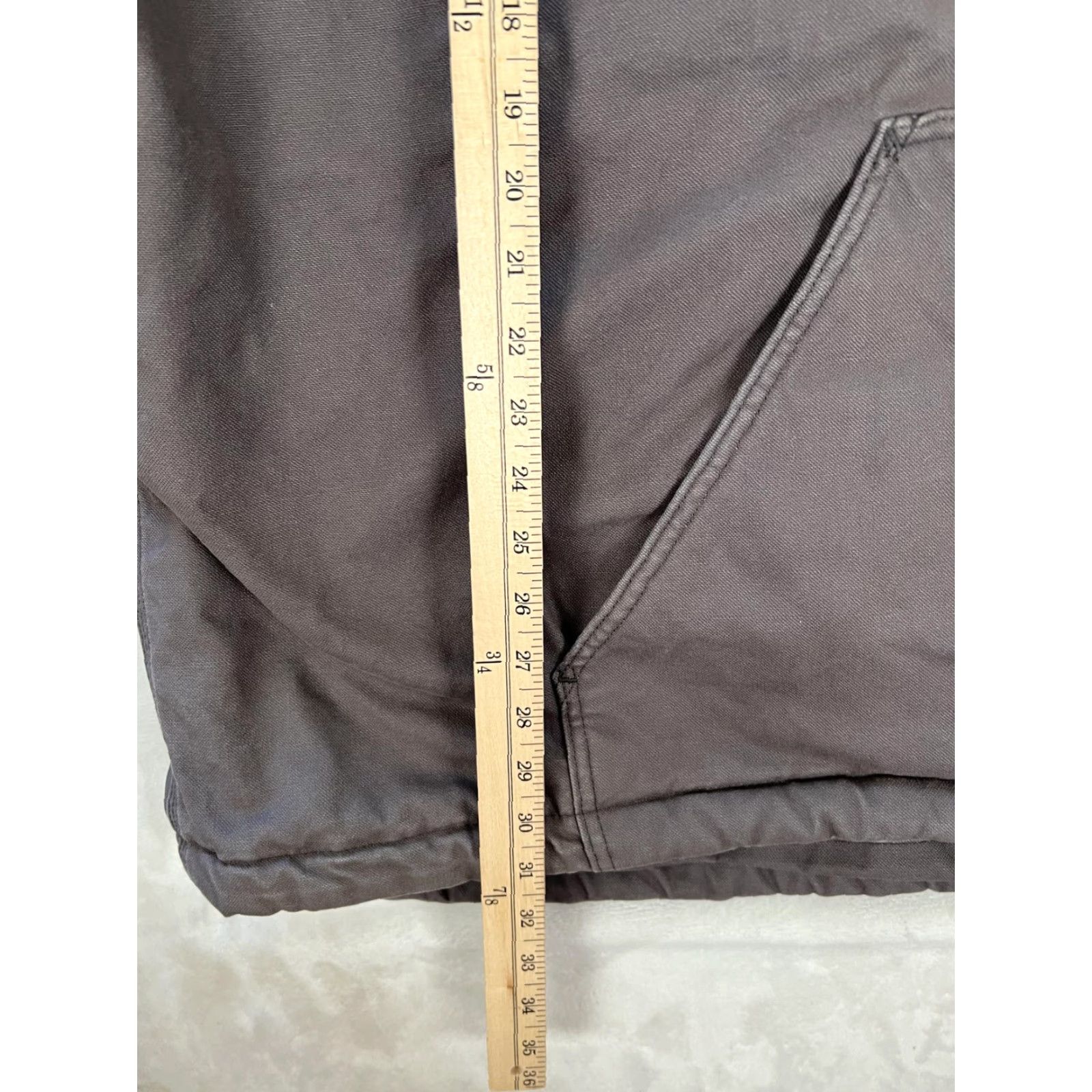 Vintage Berne Vest Mens 4XL Brown Canvas Sherpa Lined Full Zip Quilted Workwear Size US XXL / EU 58 / 5 - 4 Thumbnail