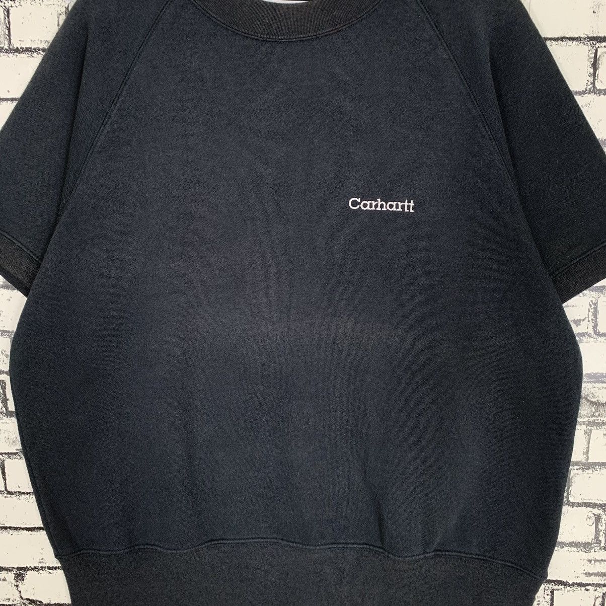 Carhartt Vintage Carhartt Short Sleeve Sweatshirt Size US XL / EU 56 / 4 - 4 Thumbnail