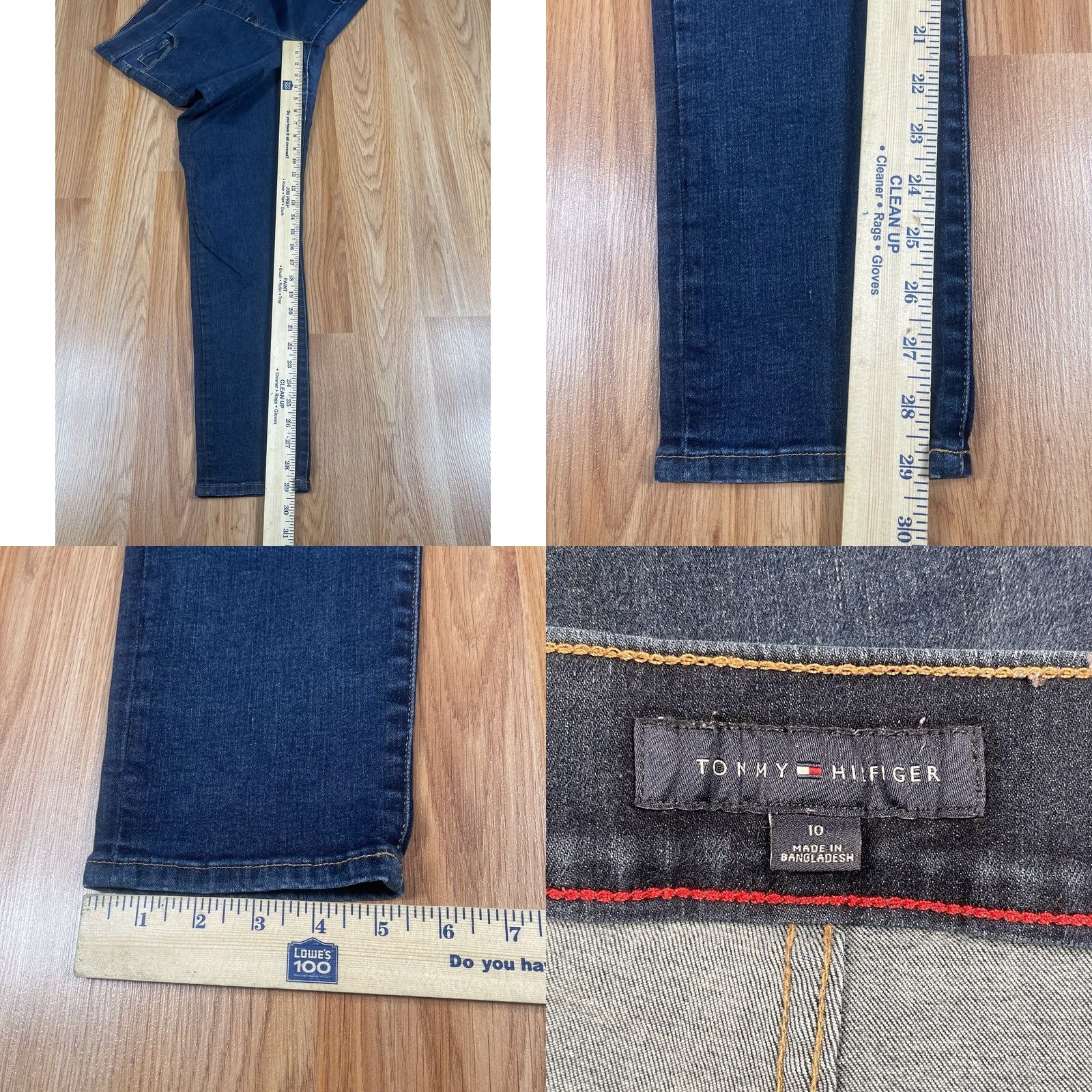 Tommy Hilfiger Tommy Hilfiger Jeans Womens Size 10 Gramercy Stretch High Rise Skinny Blue Denim Size 32" / US 10 / IT 46 - 8 Thumbnail