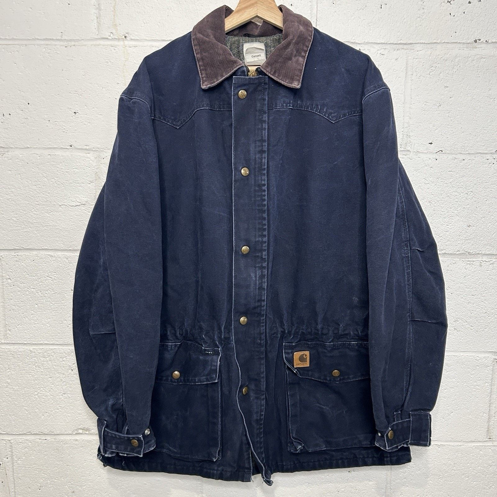 Carhartt Vintage Carhartt Blanket-Lined Barn Jacket “Midnight Blue” Size US M / EU 48-50 / 2 - 1 Thumbnail