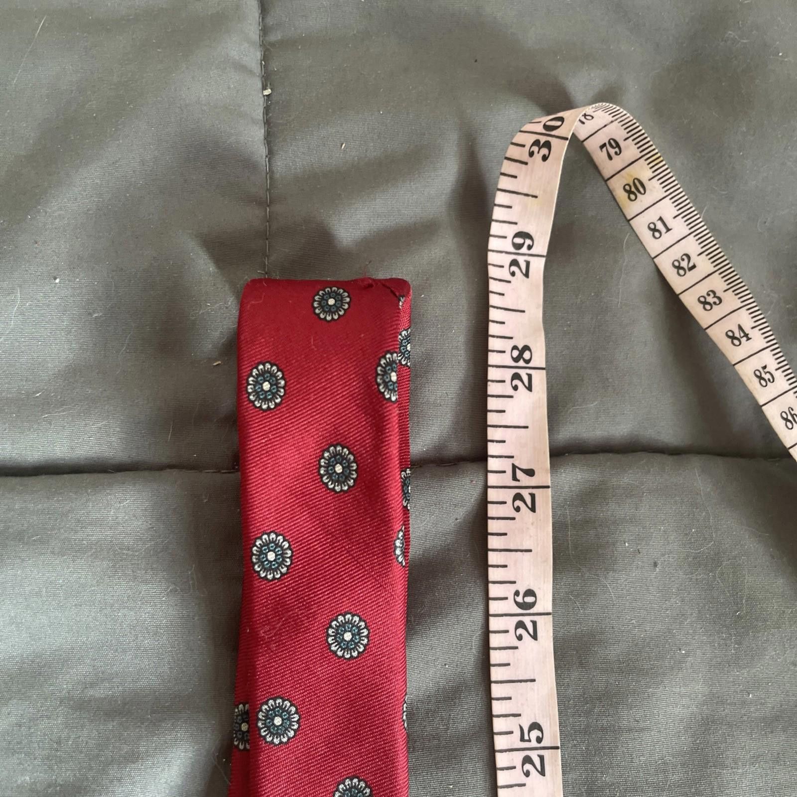 Designer Vintage Don Loper Beverly Hills Red Dotted Neck Tie Size ONE SIZE - 4 Thumbnail