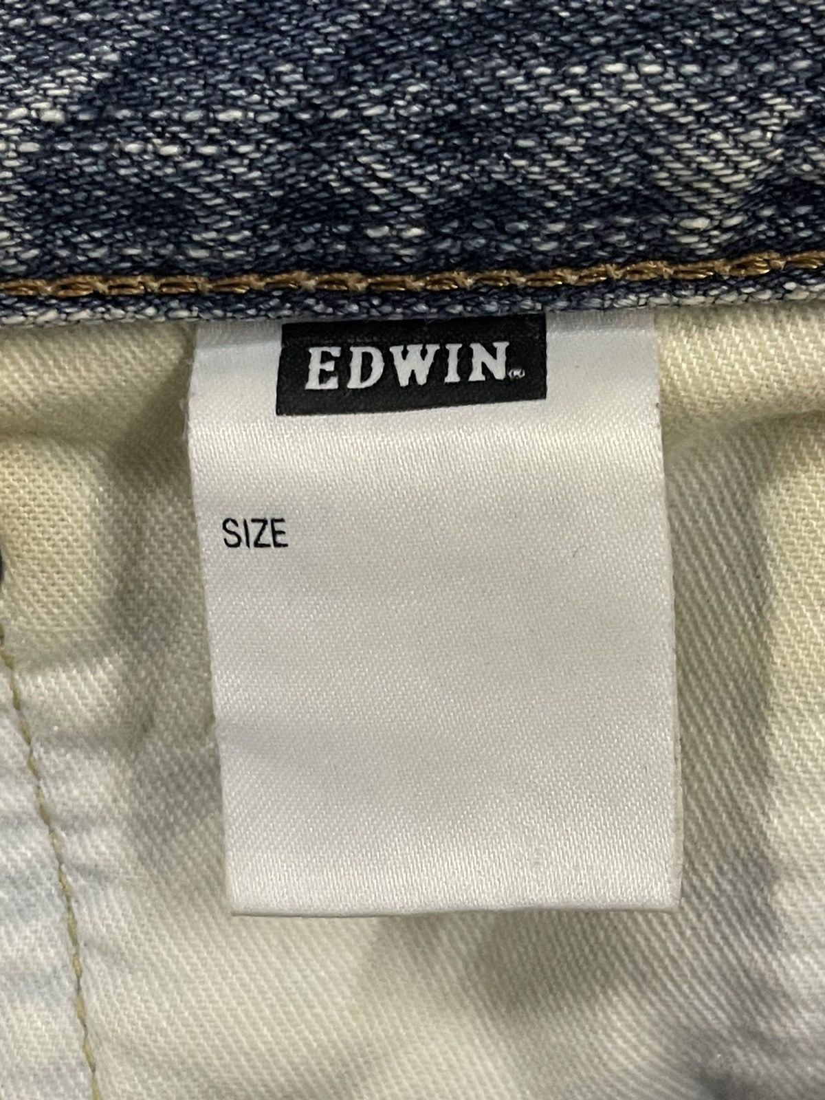 Edwin Vintage Edwin Blue Wash Distressed Patchwork Style Jeans Size US 34 / EU 50 - 7 Thumbnail