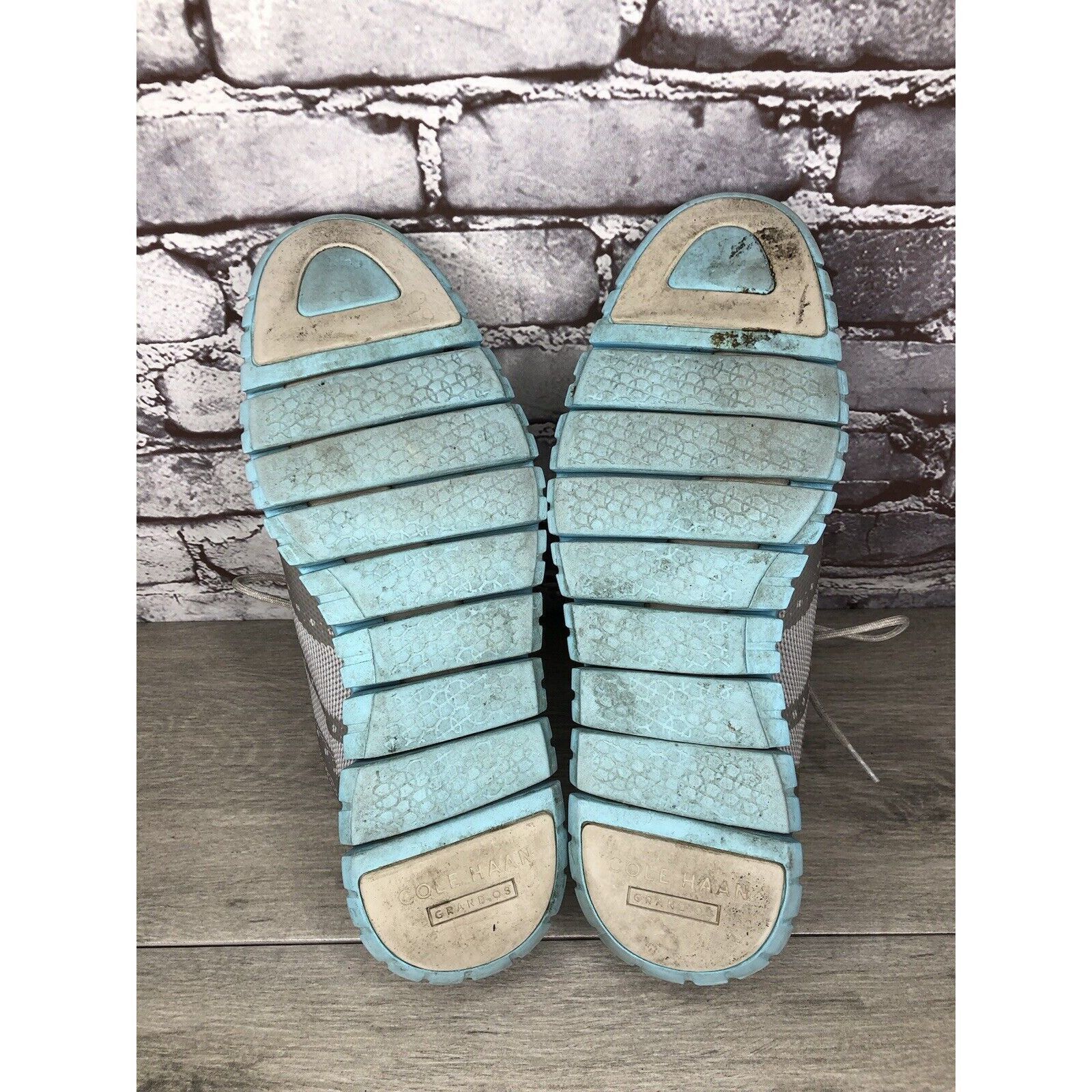 Cole Haan Cole Haan ZeroGrand Grand.OS Gray Mesh Wingtip Blue Shoes Me Size US 12 / EU 45 - 8 Thumbnail