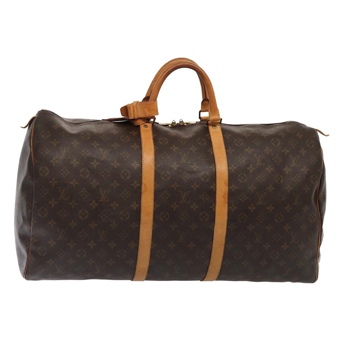 Louis Vuitton LOUIS VUITTON Monogram Keepall 60 Boston Bag Size ONE SIZE - 1 Thumbnail