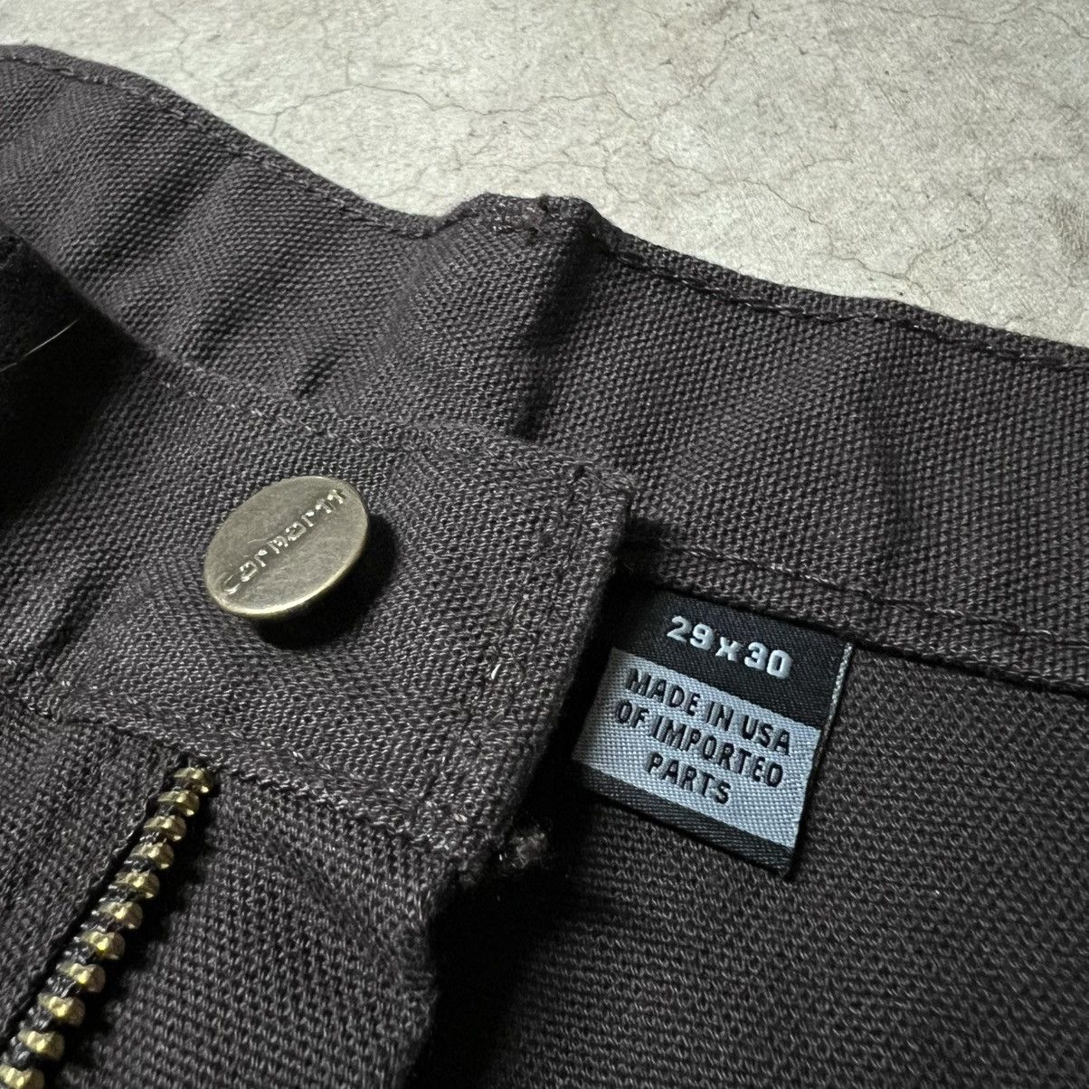 Carhartt × Carhartt Wip × Vintage BNWT Carhartt 🇺🇸 Brown Double-Knee Carpenter Pants Size US 29 - 8 Thumbnail