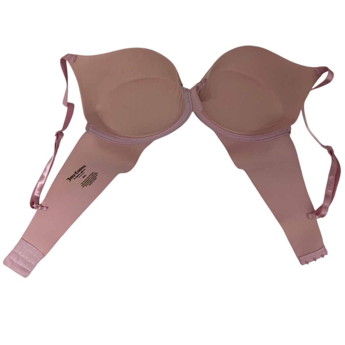 Juicy Couture Juicy Couture Pink Underwire Pushup Padded Bra 36C Spell Out Size ONE SIZE - 5 Thumbnail