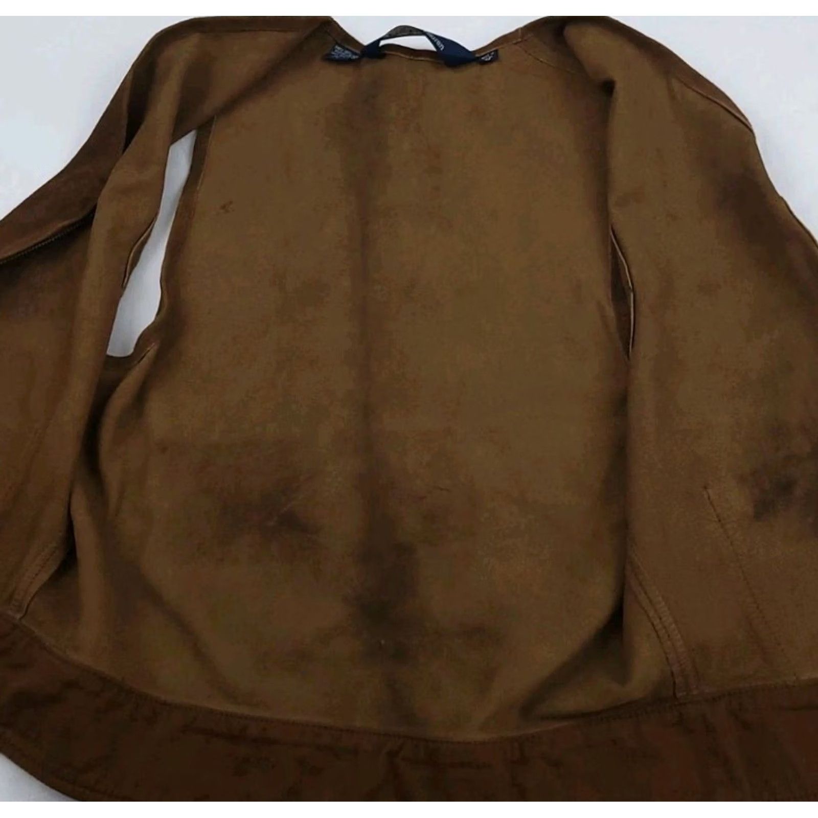 Polo Ralph Lauren VINTAGE Polo Ralph Lauren Vest Brown Leather Suede Zip Sport Rare RL M Vtg Size US M / EU 48-50 / 2 - 8 Thumbnail
