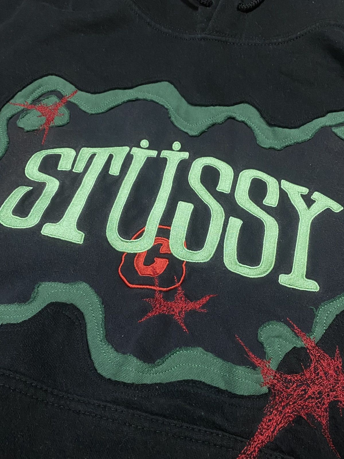 Nike Stussy reworked Y2K stains custom hoodie Size US L / EU 52-54 / 3 - 2 Thumbnail