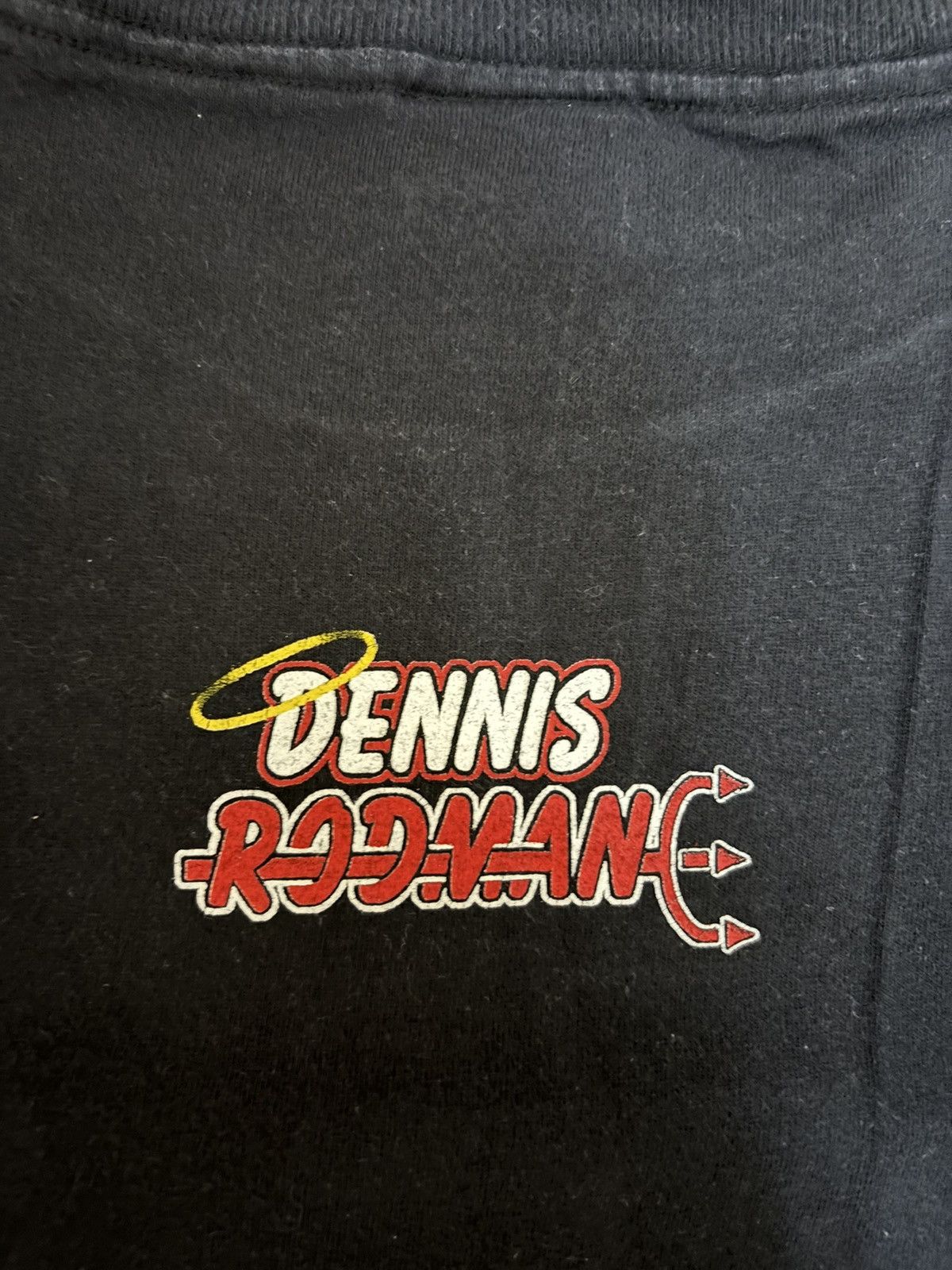 Vintage Rare vintage 90s Dennis Rodman basketball t shirt Size US XL / EU 56 / 4 - 9 Thumbnail
