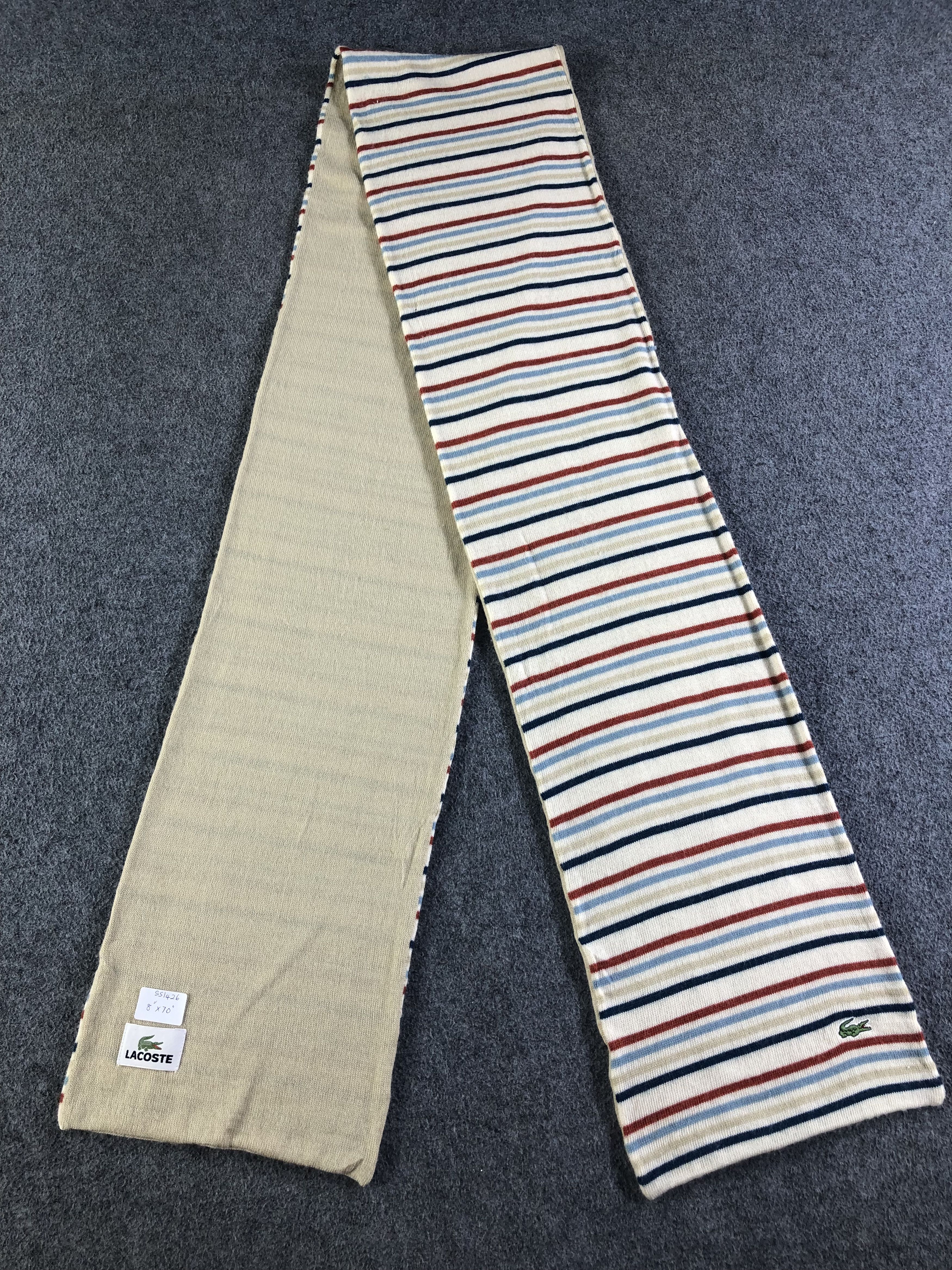 Lacoste Lacoste Wool Scarf / Muffler / Neckwear SS1426 Size ONE SIZE - 3 Thumbnail