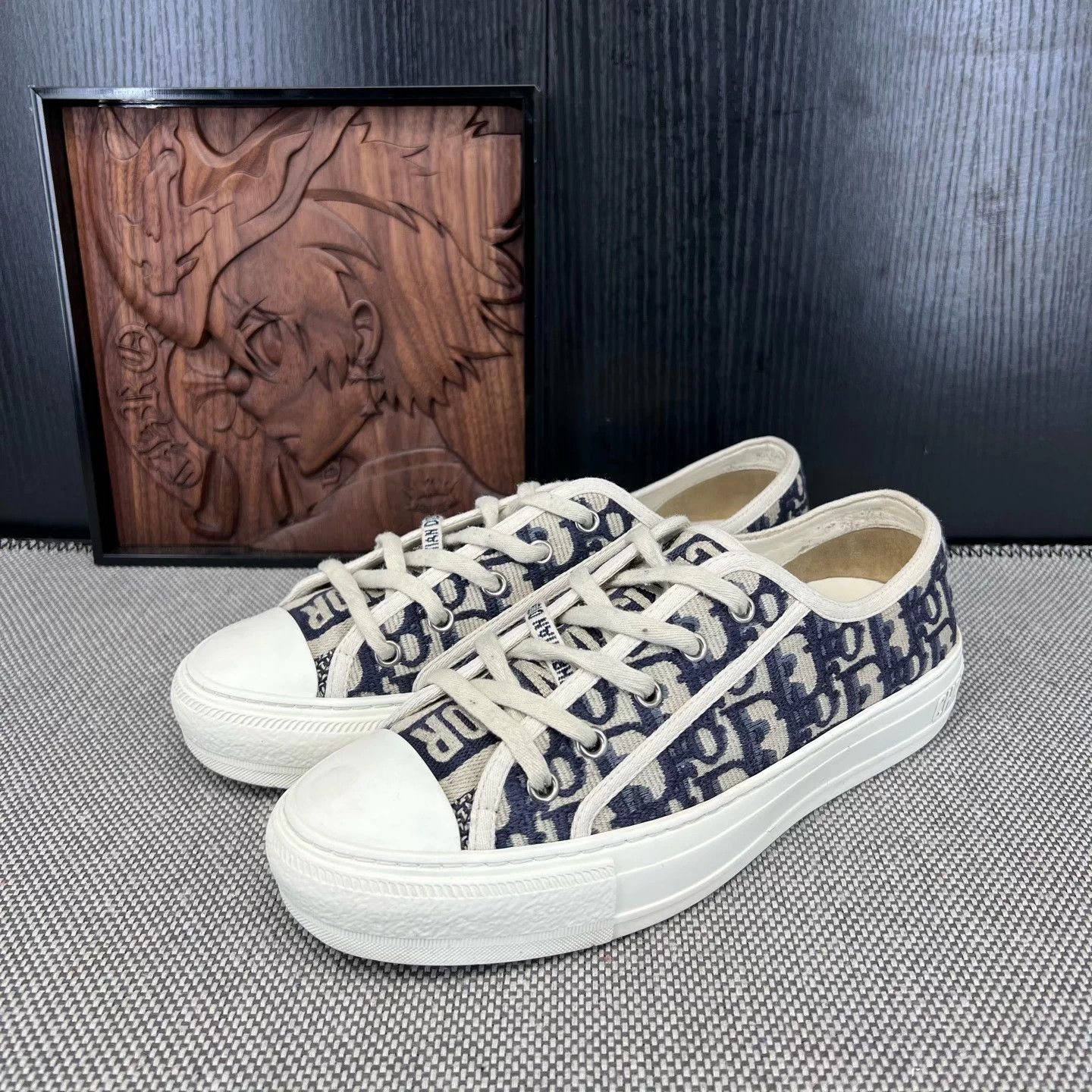 Dior DIOR WalknDior Oblique Print Sneakers Women 38.5 Size US 7.5 / IT 37.5 - 1 Thumbnail