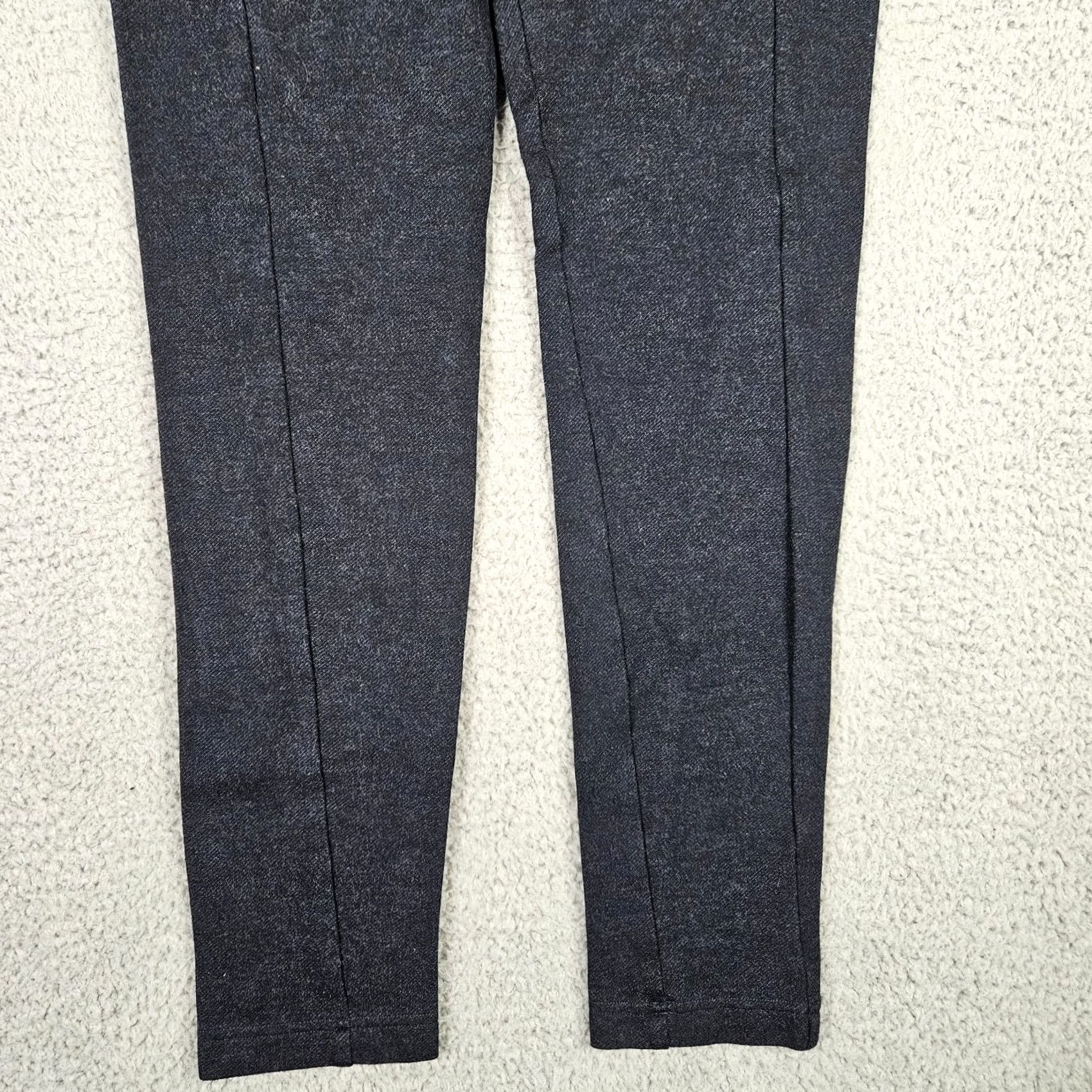 Vintage CABI Women's Pull-on Skinny Knit Dark Gray legging Size S Size 28" / US 6 / IT 42 - 3 Thumbnail