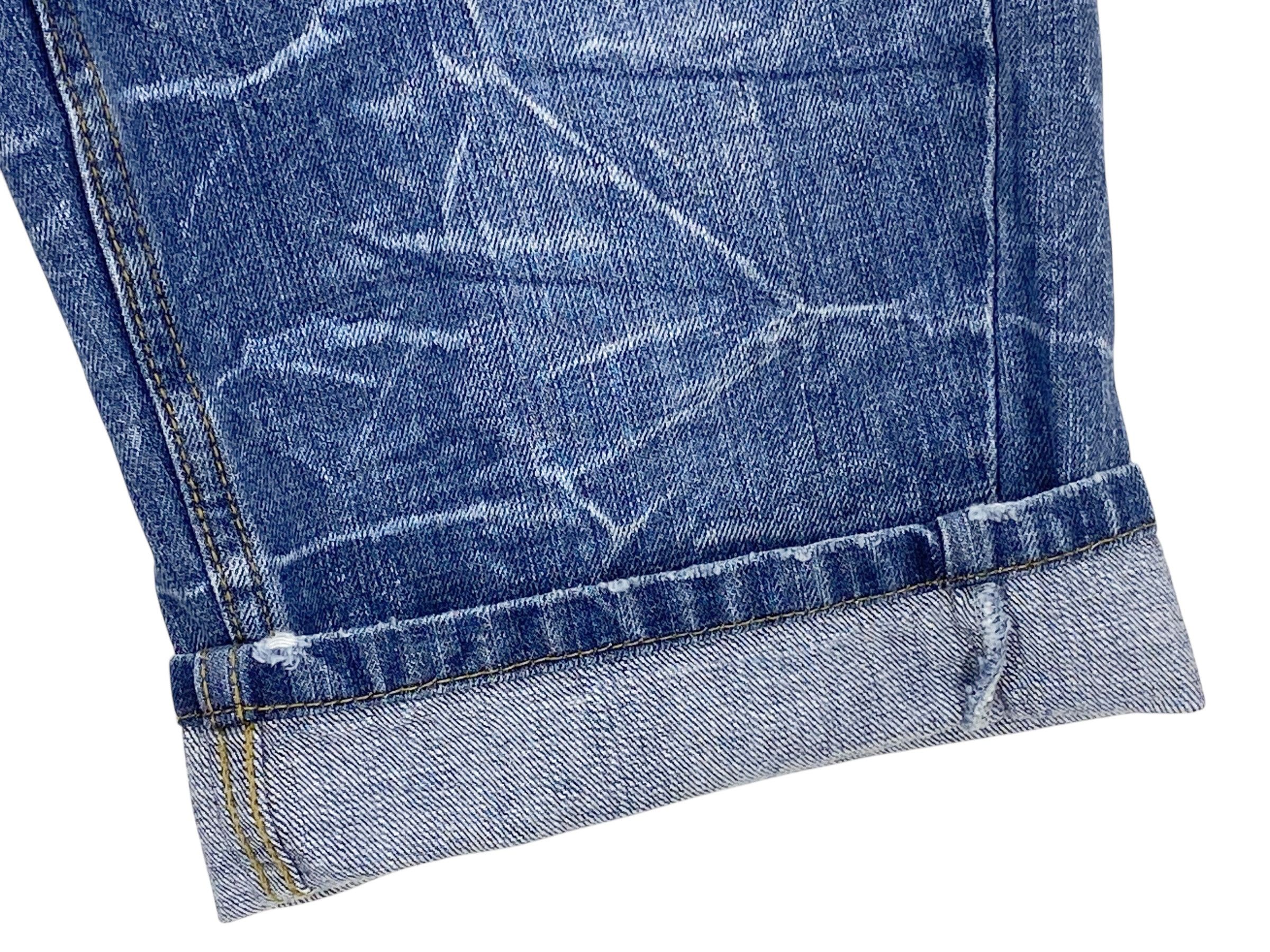Japanese Brand Nylaus Short Jeans Distressed Denim Size US 32 / EU 48 - 10 Thumbnail