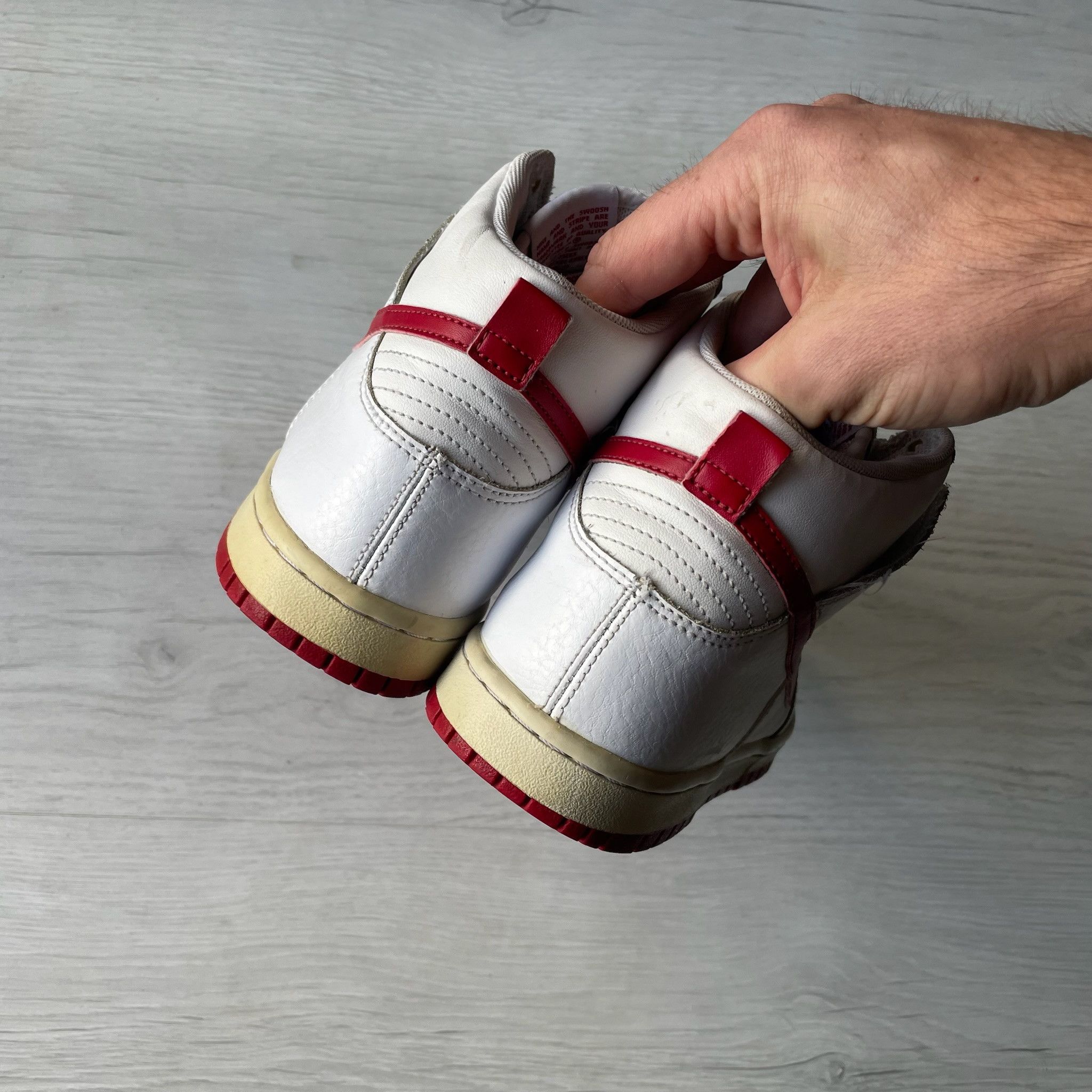 Nike Nike Dunk High White Gym Red Size US 7.5 / EU 40-41 - 8 Thumbnail