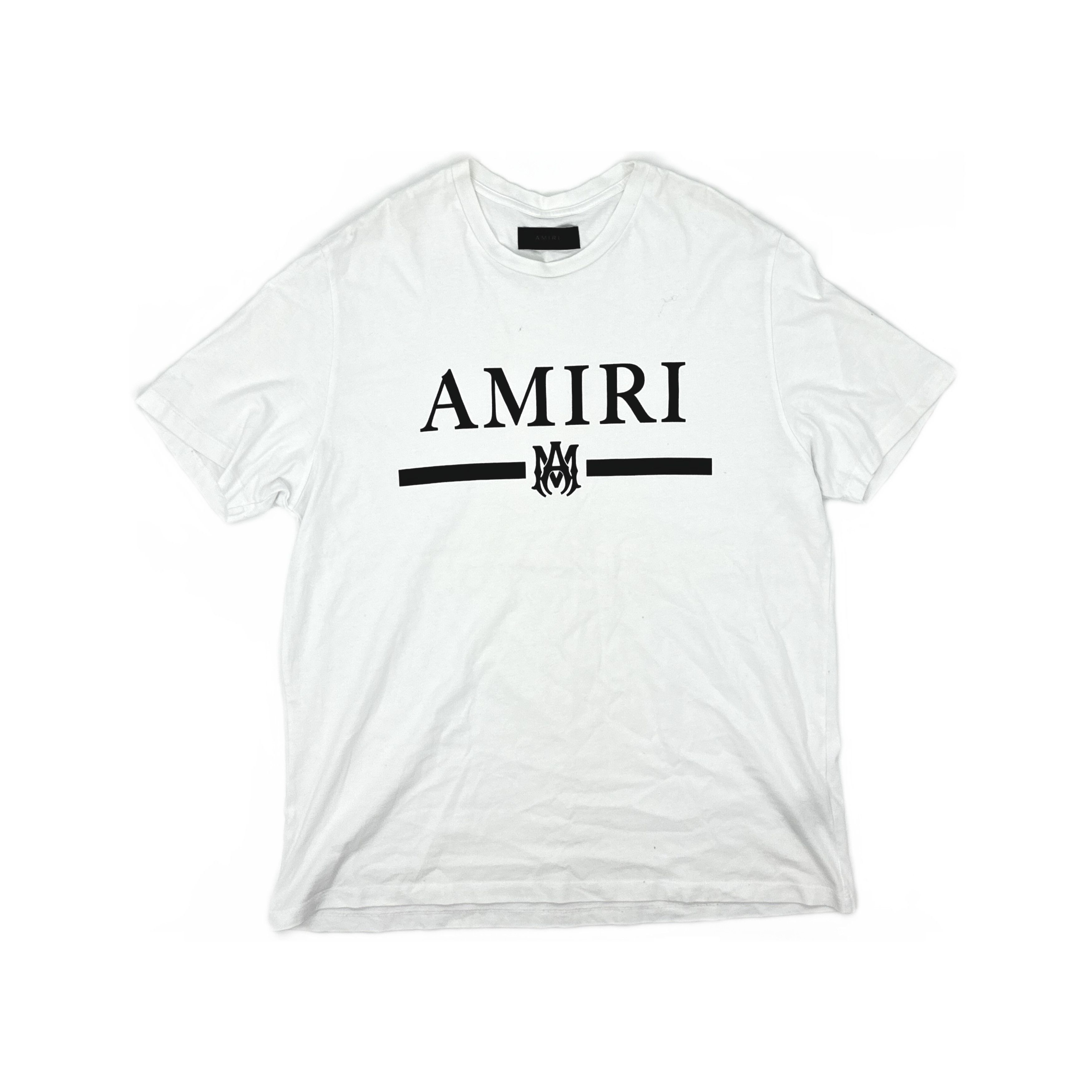 Amiri Amiri Logo Print T-Shirt White Size XL Size US XL / EU 56 / 4 - 1 Thumbnail