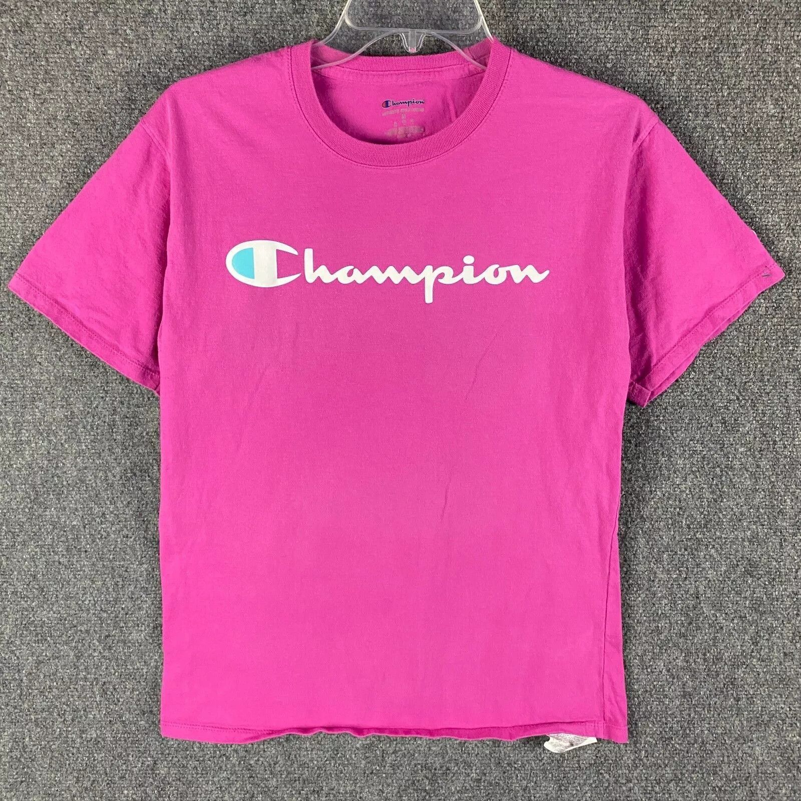 Champion Champion T-Shirt Women's Medium Short Sleeve Cotton Pink M Size M / US 6-8 / IT 42-44 - 1 Thumbnail