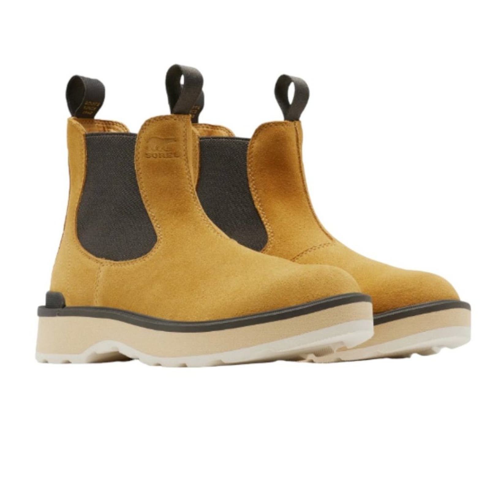 image of Sorel Hi-Line Chelsea Boot Geo Yellow Jet Size 8 NWT $175 Msrp, Women's