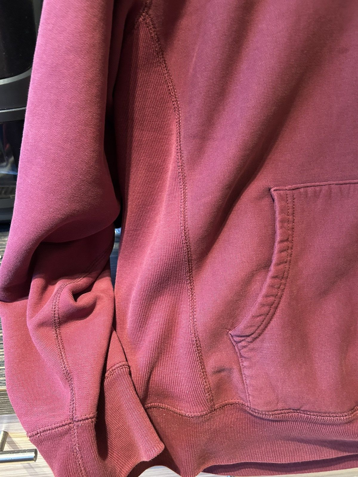 Derschutze Derschutze “Utopia” hoodie burgundy L size Size US L / EU 52-54 / 3 - 5 Thumbnail
