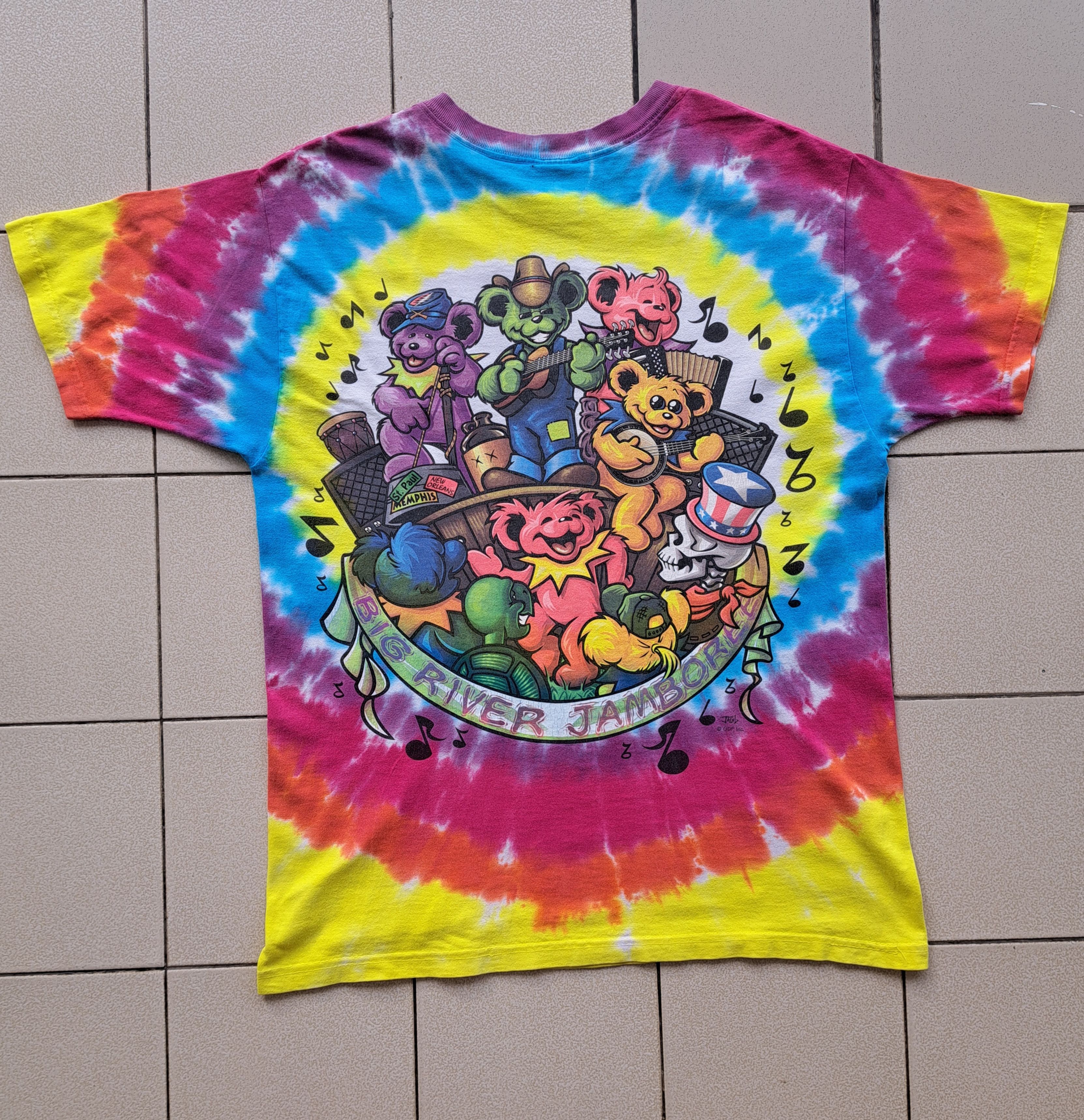 Band Tees × Liquid Blue × Vintage Vintage Grateful Dead Liquid Blue Band T-Shirts Size US M / EU 48-50 / 2 - 3 Thumbnail